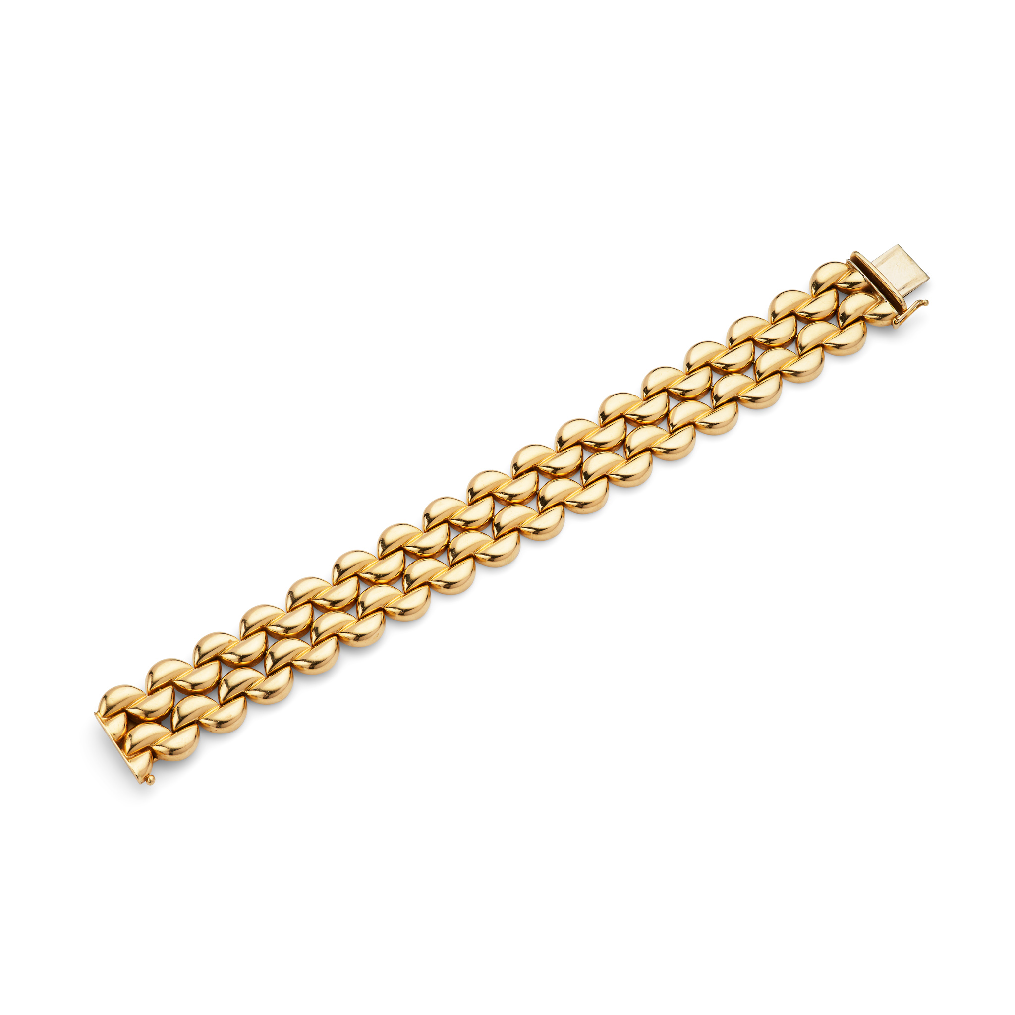 Cartier: A fancy-link bracelet