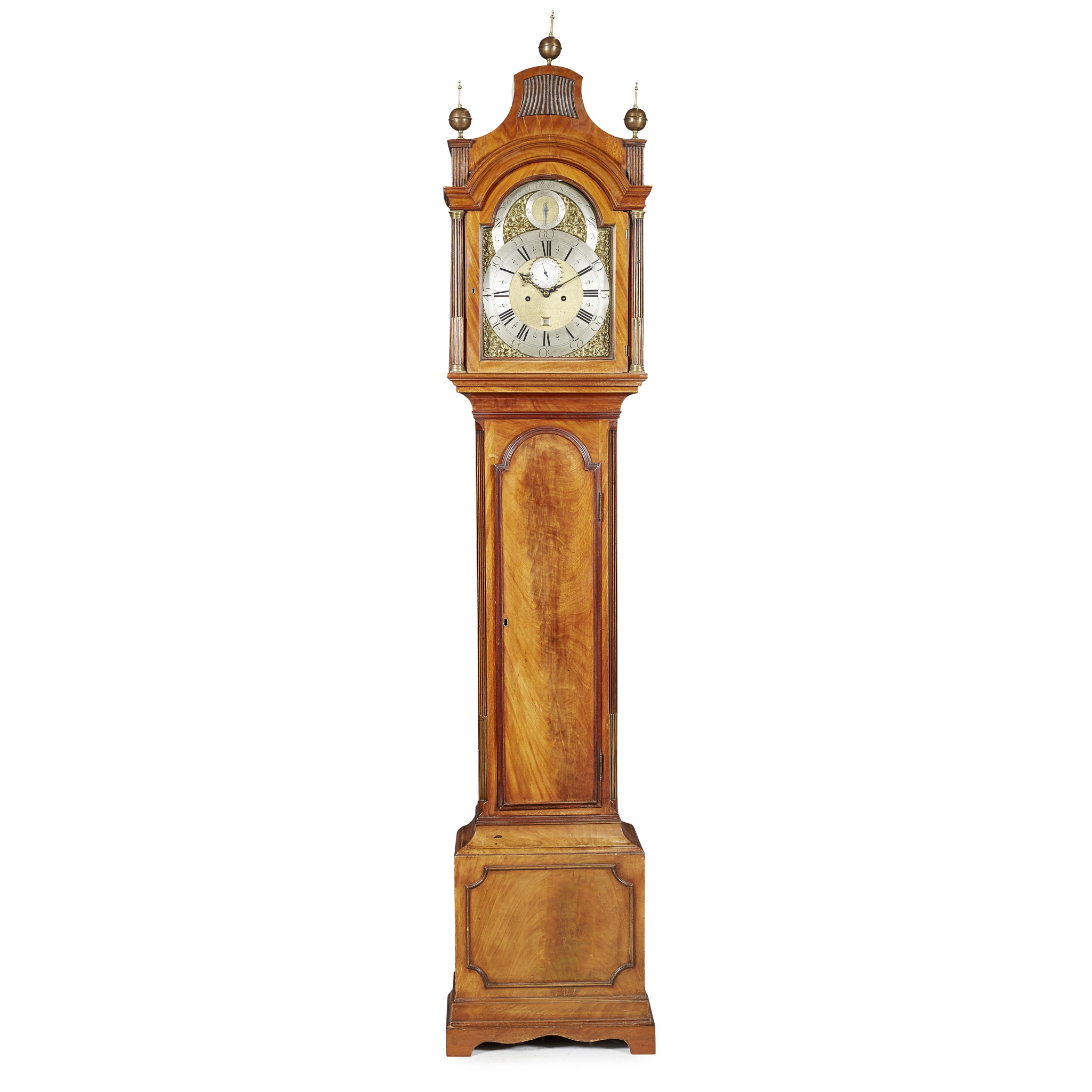 GEORGE III MAHOGANY LONGCASE CLOCK, BENJAMIN MAUD, LONDON