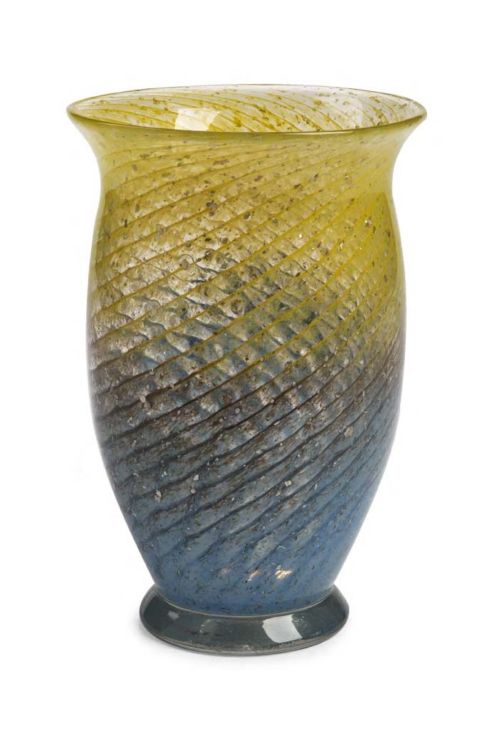 A Monart style glass vase,
