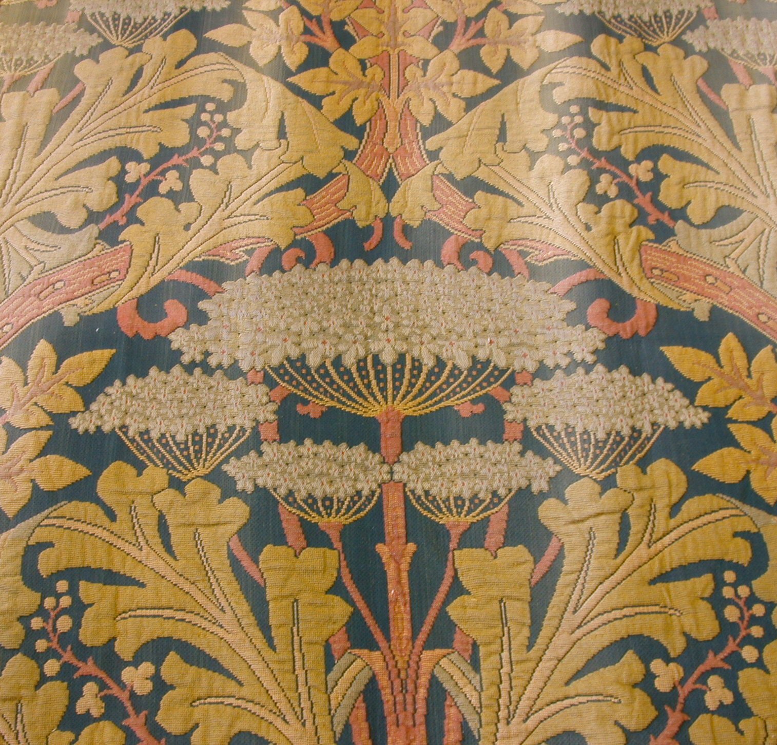 A pair of Arts and Crafts wool curtains