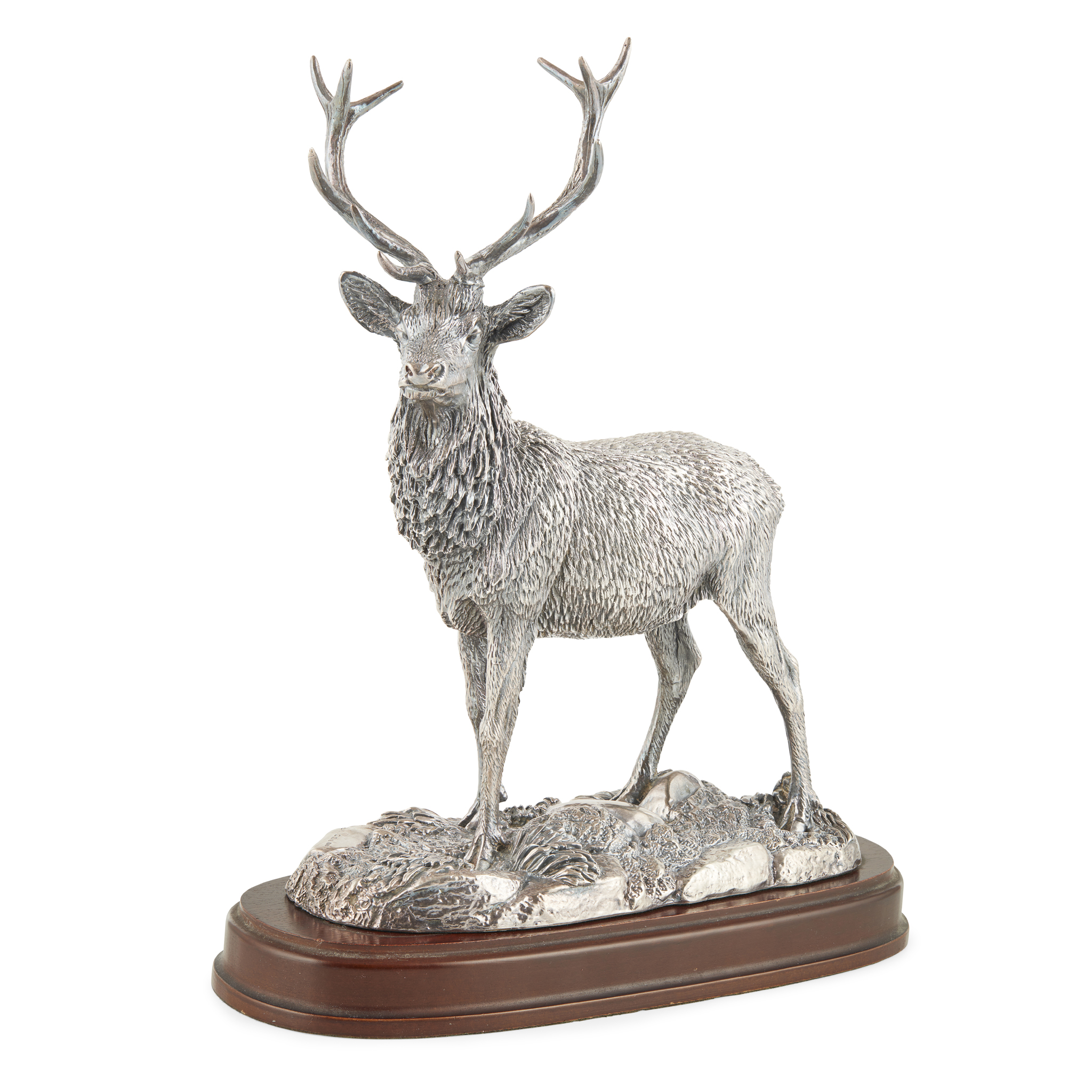 A VINTAGE MODEL OF A RED DEER STAG