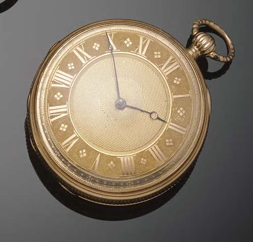 A George III 18ct gold open face pocket watch,