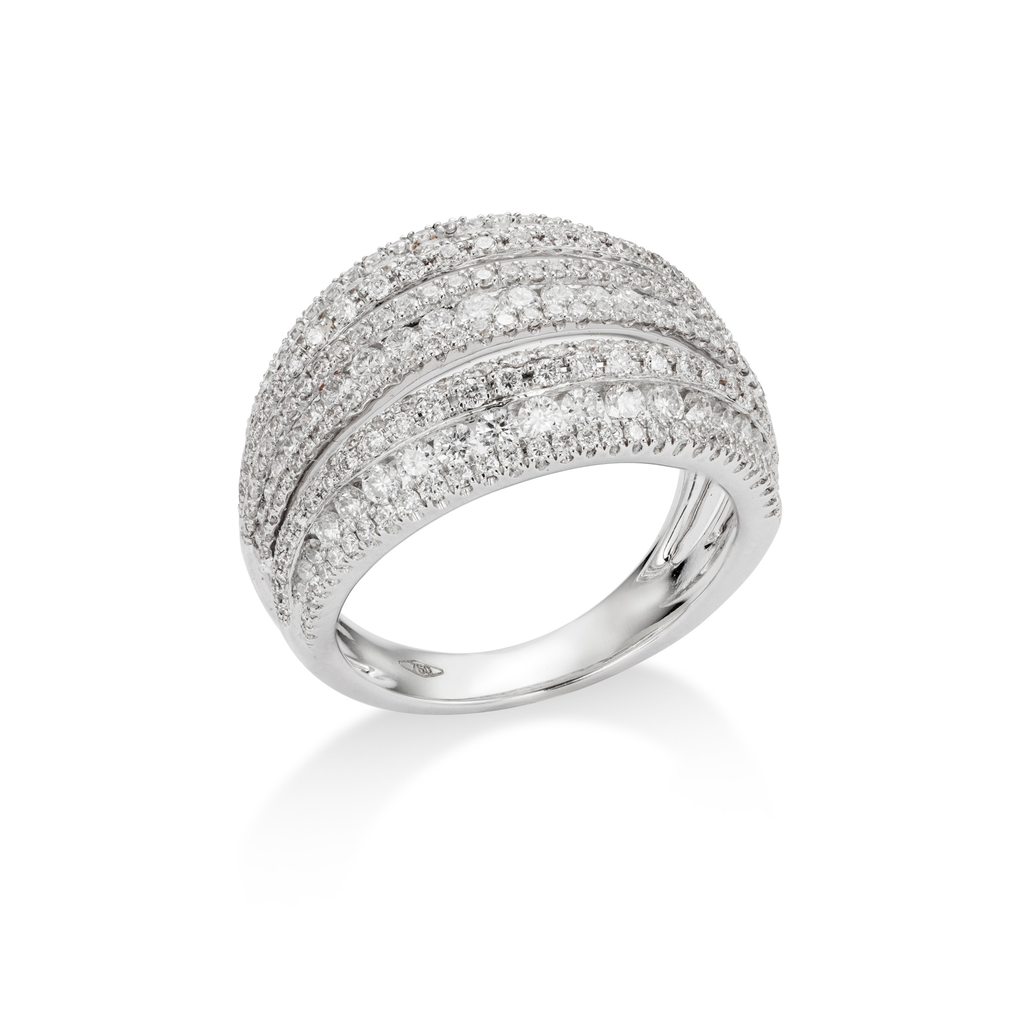 A diamond dress ring
