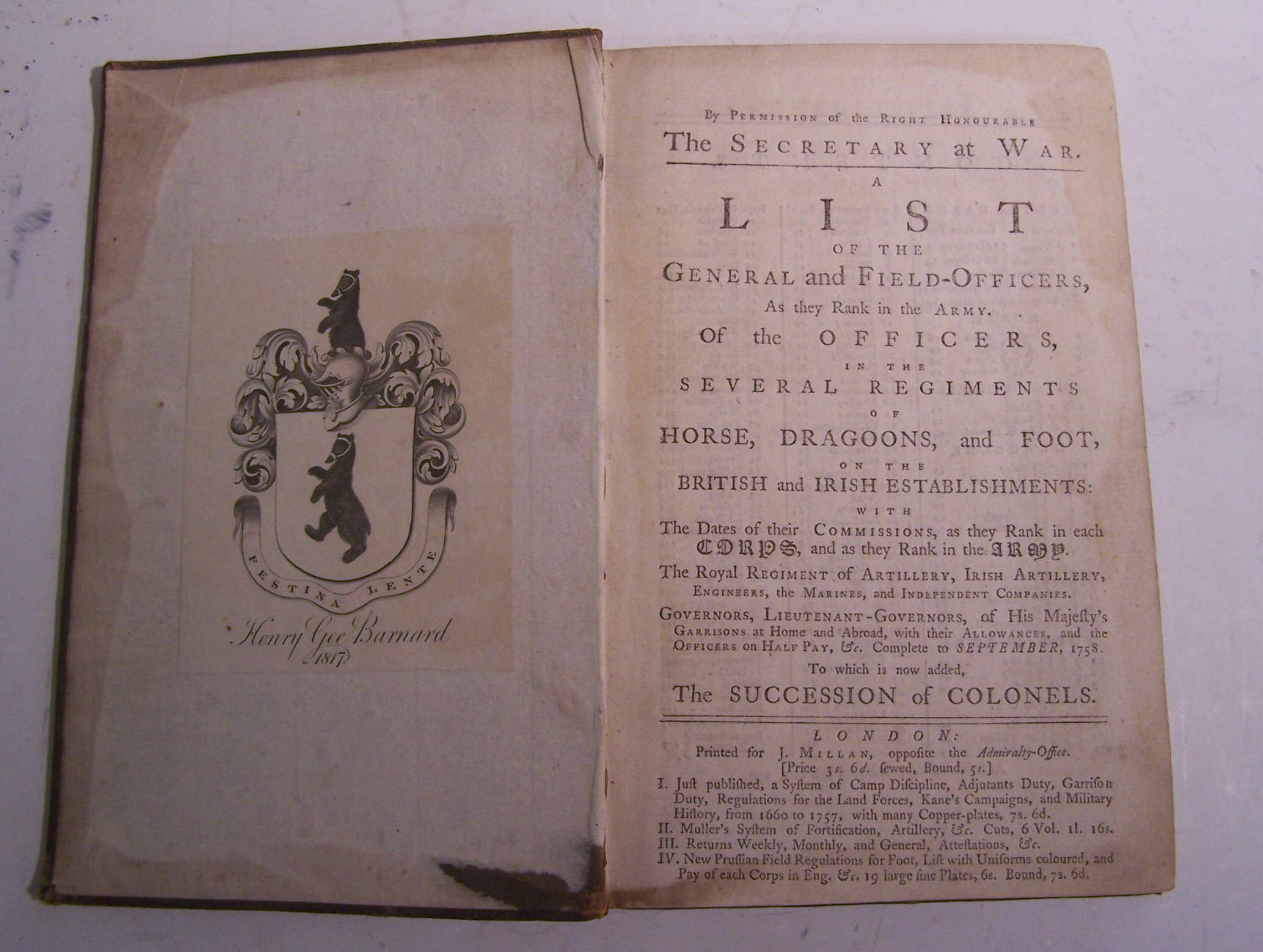 18th Century Army List