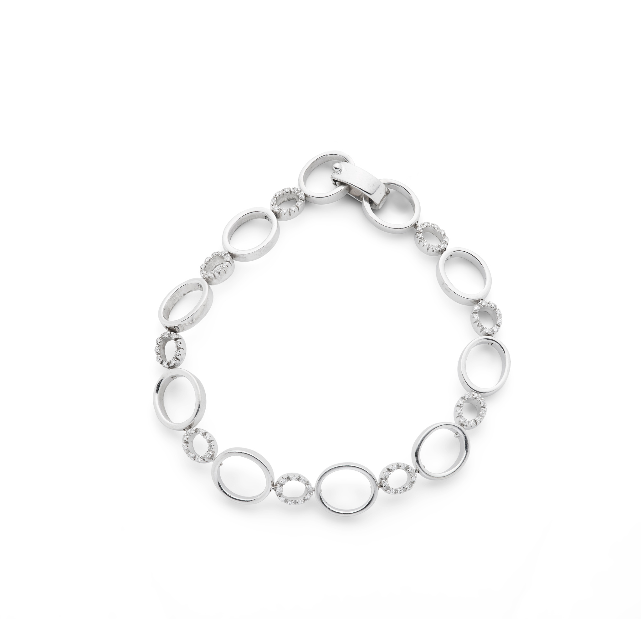 A diamond bracelet