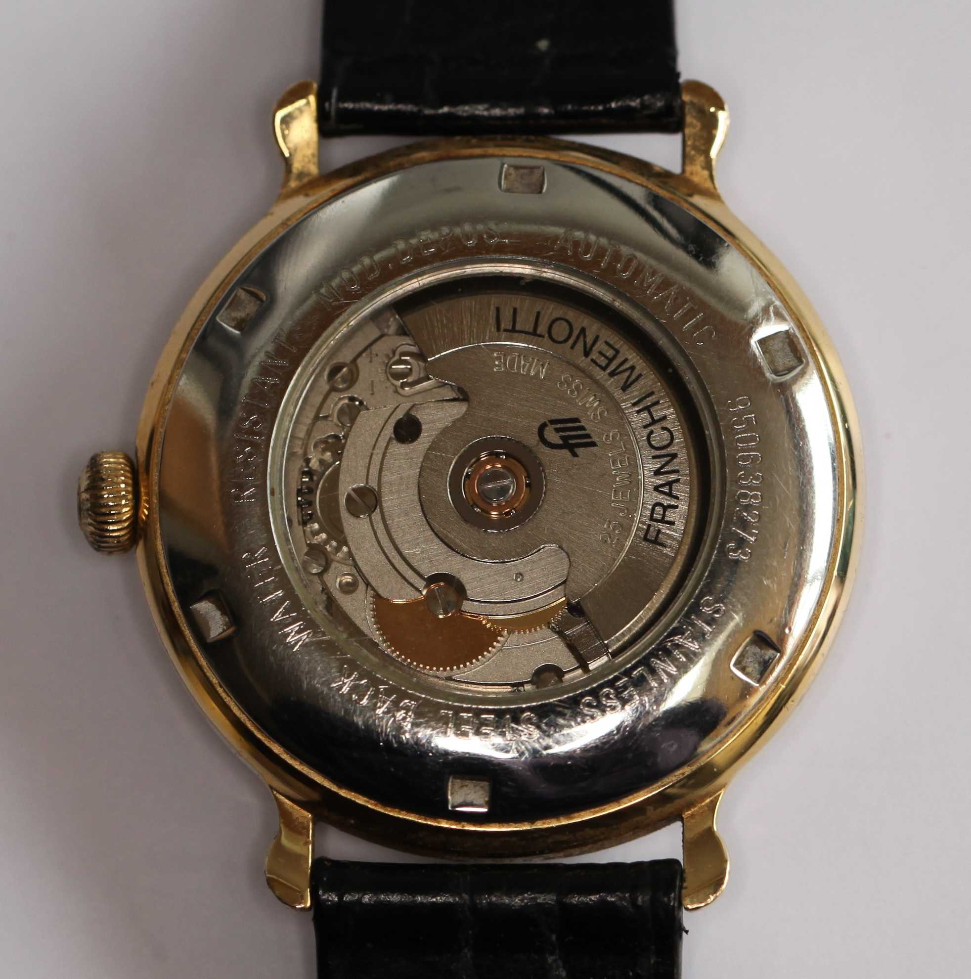 GIRARD PERREGAUX - A gentleman's stainless steel cased wrist watch