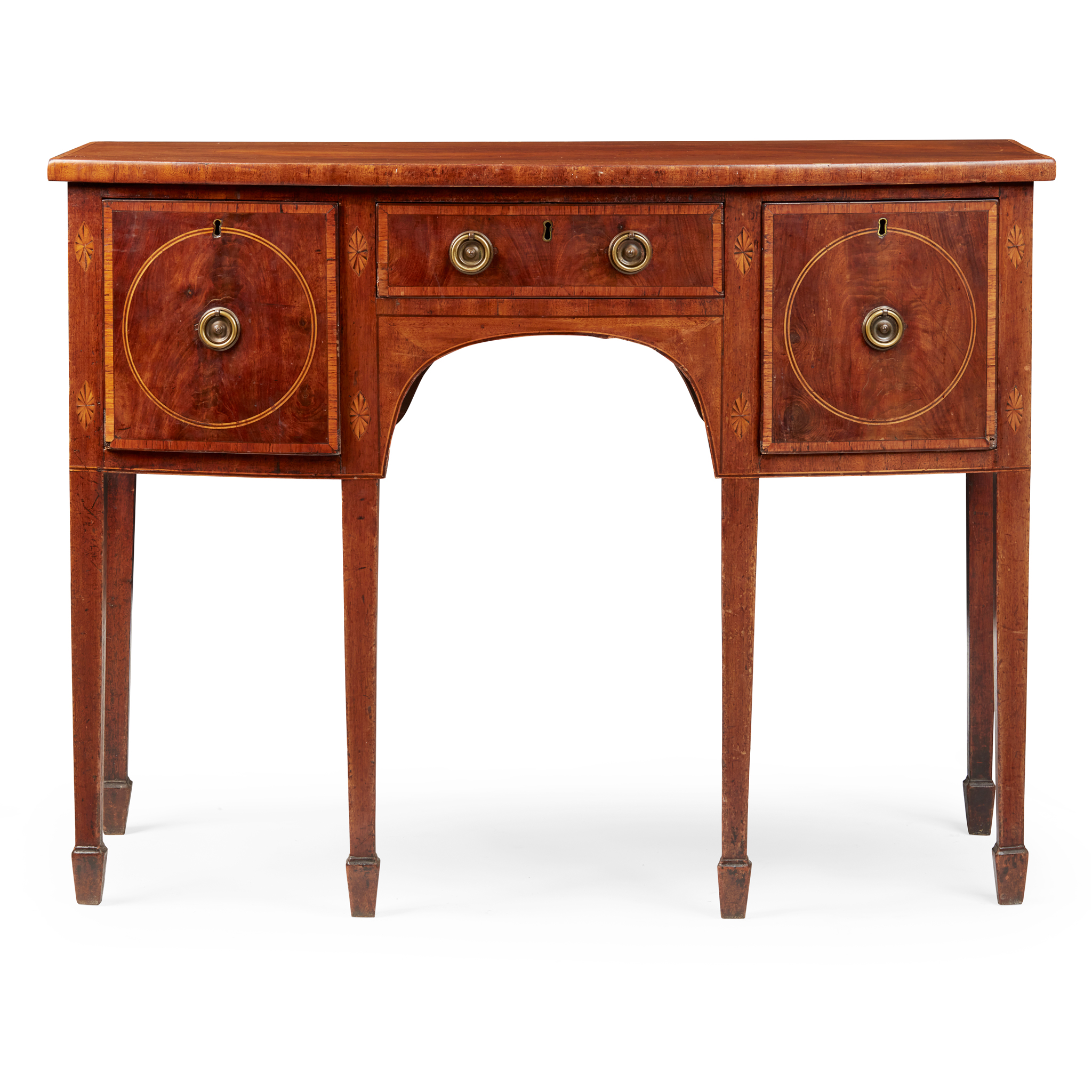SMALL GEORGE III MAHOGANY SIDEBOARD