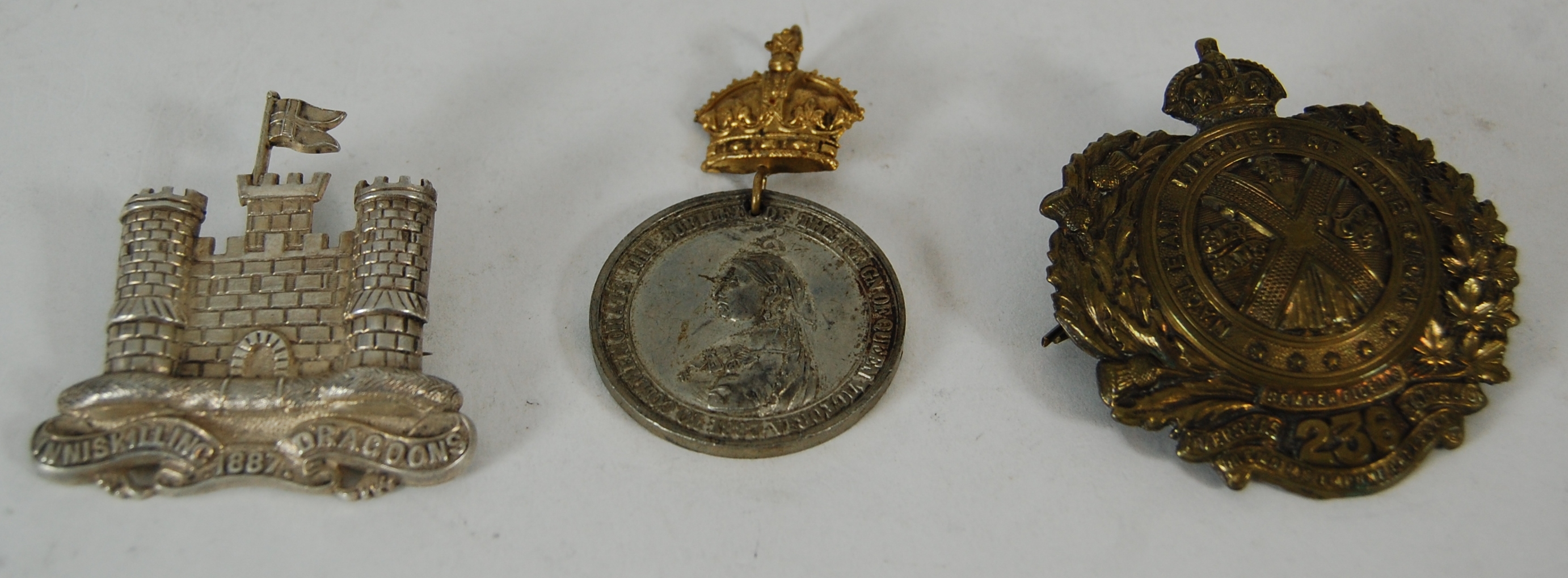 Inniskilling Dragoons, officers cap badge