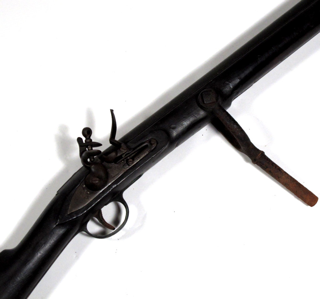 LARGE TOWER FLINTLOCK SWIVEL MOUNTED BLUNDERBUSS