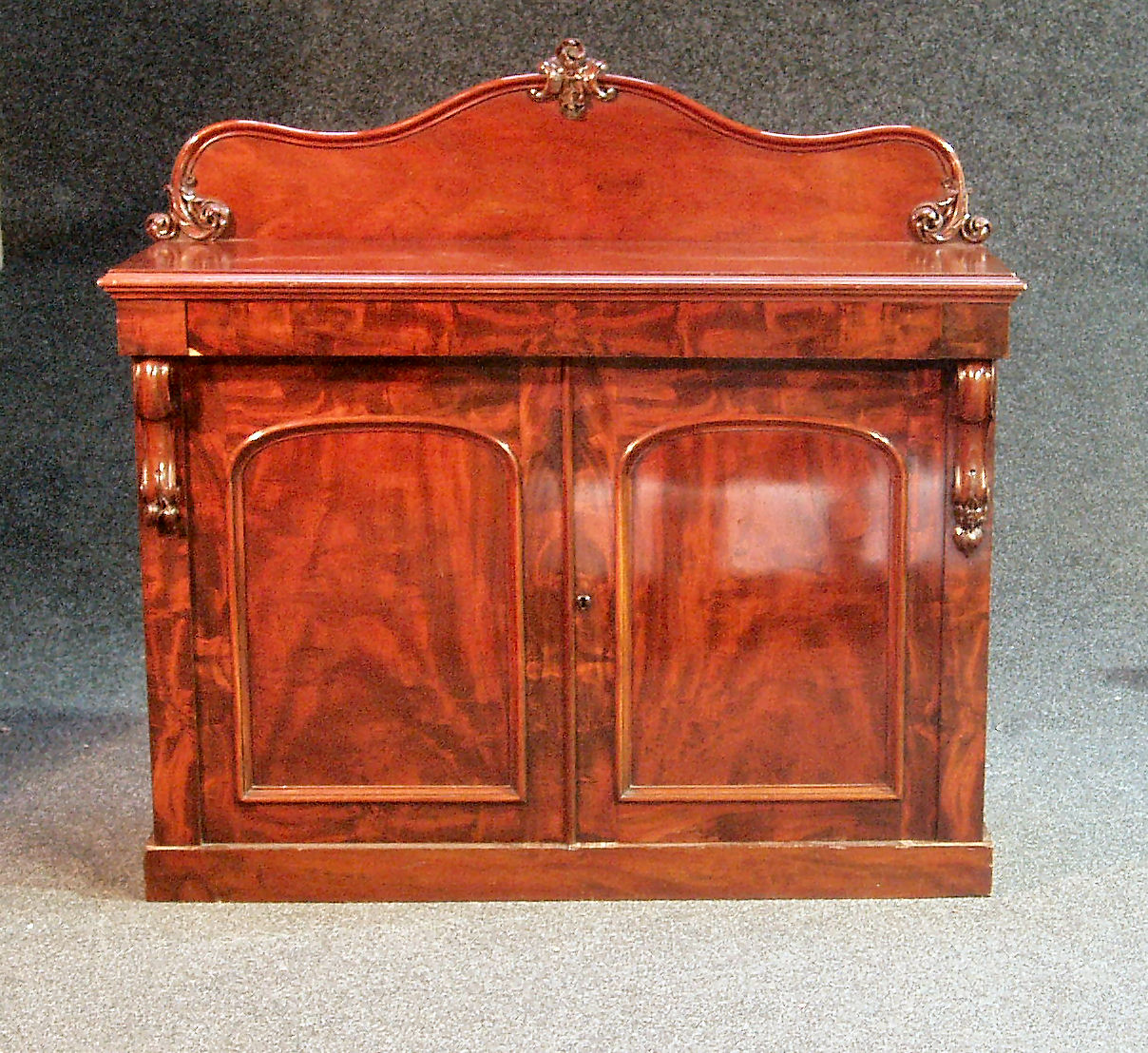 A Victorian mahogany chiffonier,
