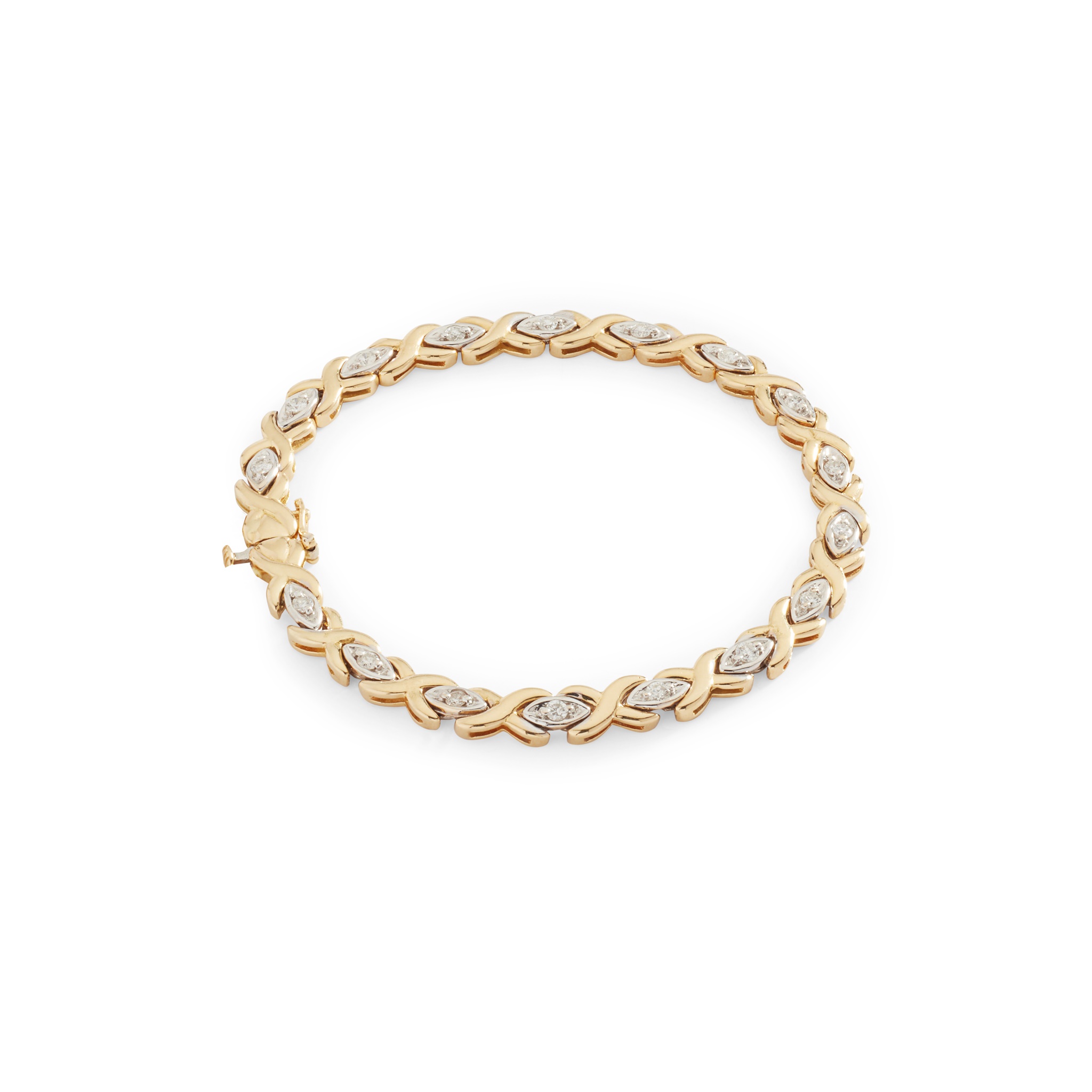 A diamond bracelet