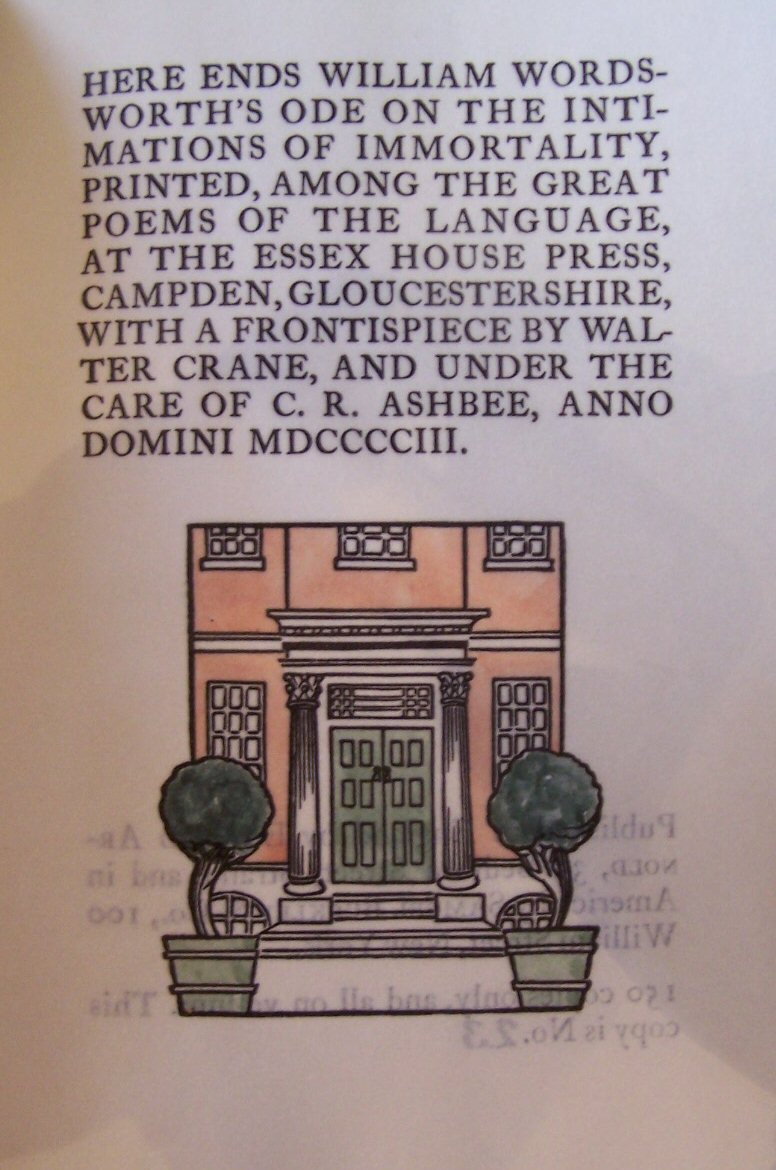 Essex House Press - Wordsworth, William