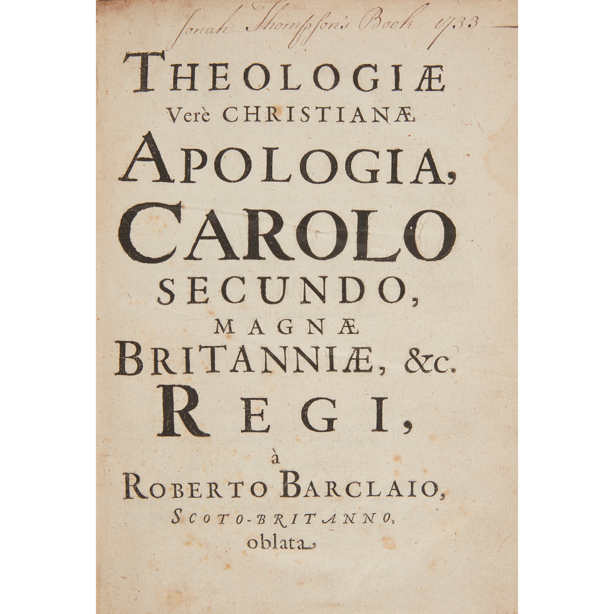 Quakers - Barclay, Robert