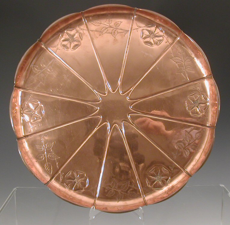 A W.A.S. Benson dished copper tray,