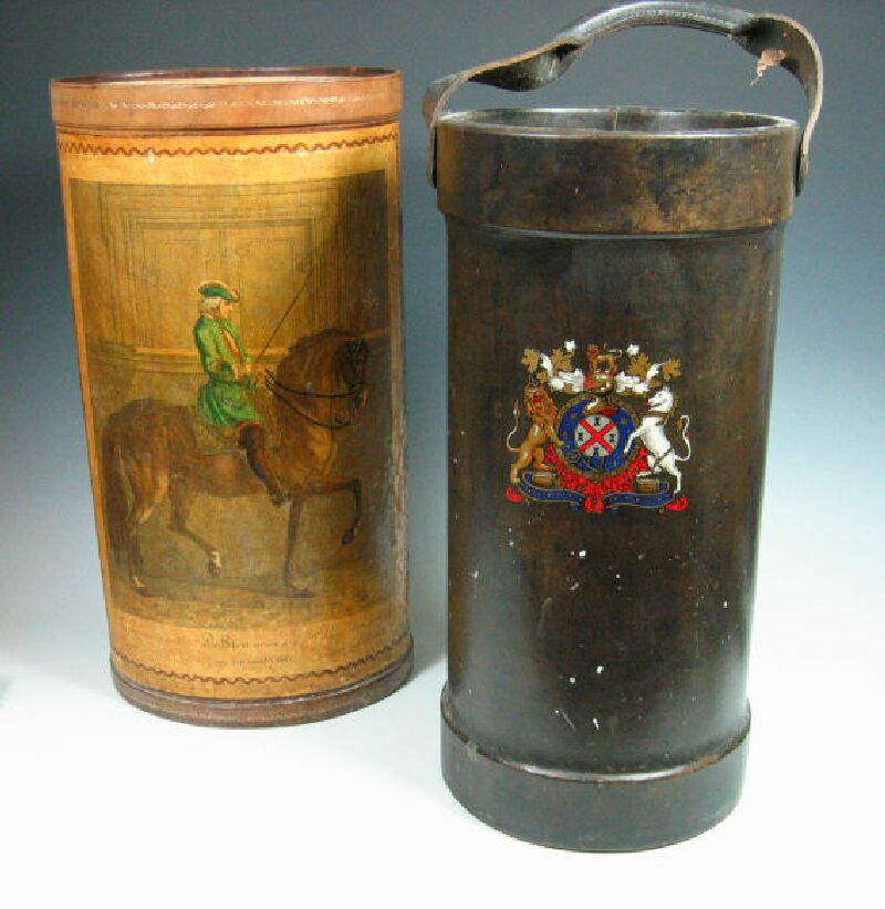 A leather shell case