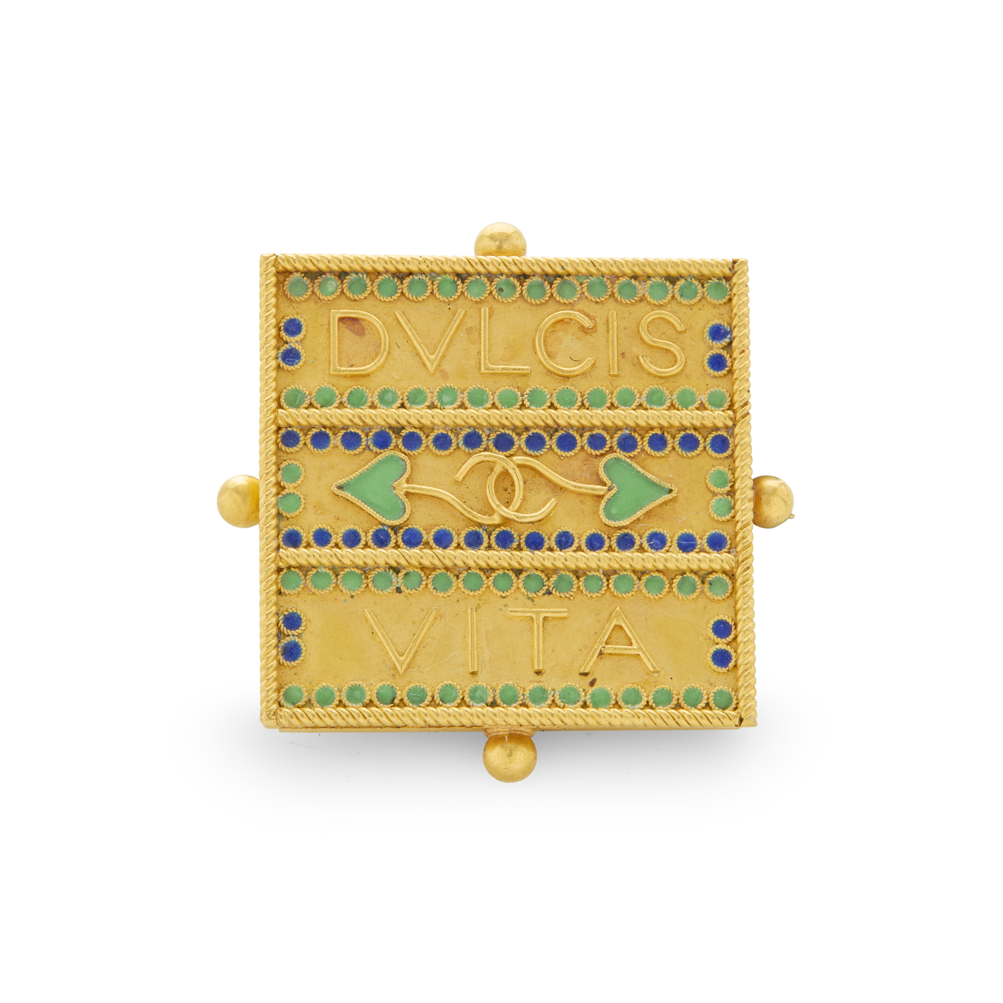 An Archaeological revival brooch, circa 1880s