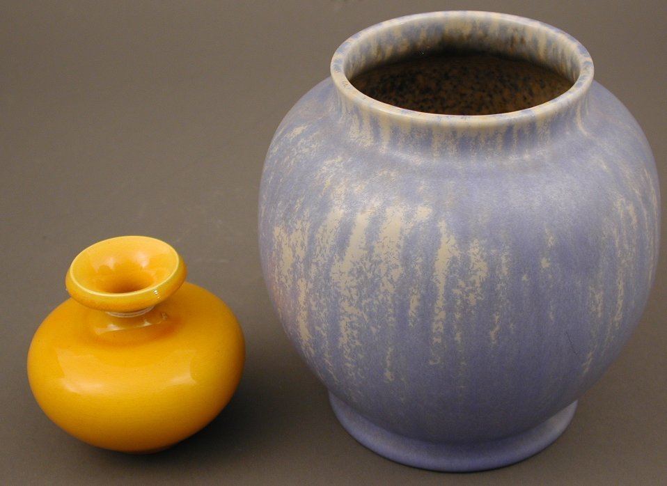 A Ruskin ovoid vase by W. Howson Taylor