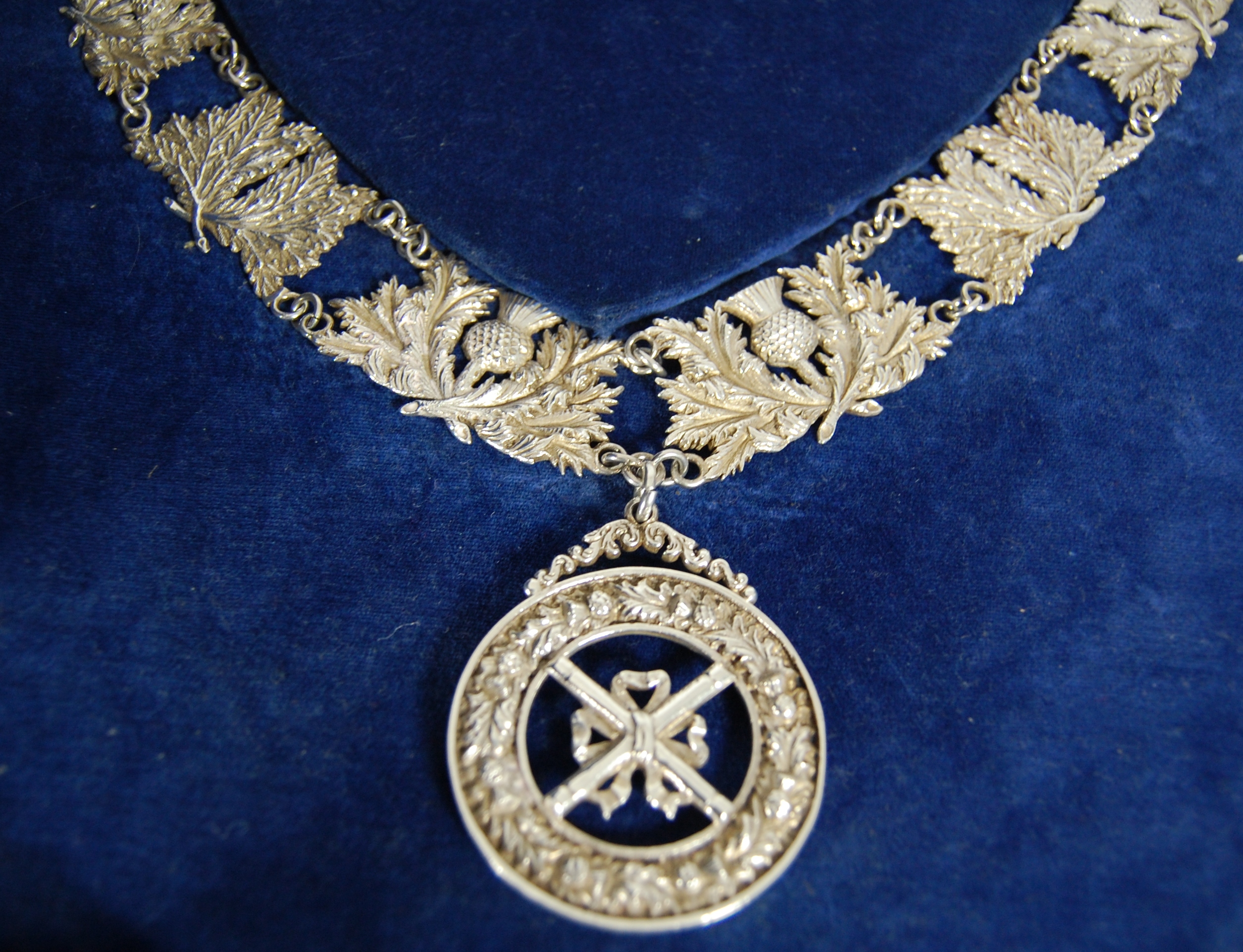 THE HEATHER CLUB - a silver plated Captain's Chain