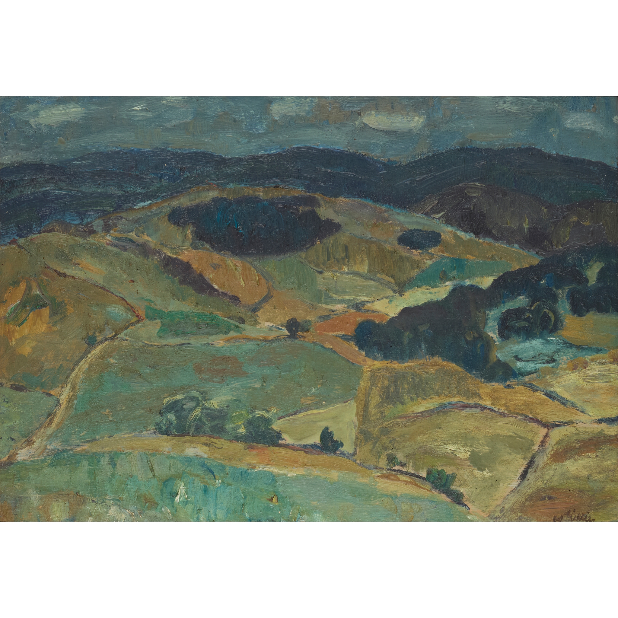 SIR WILLIAM GEORGE GILLIES C.B.E., L.L.D., R.S.A., P.R.S.W., R.A. (SCOTTISH 1898-1973)