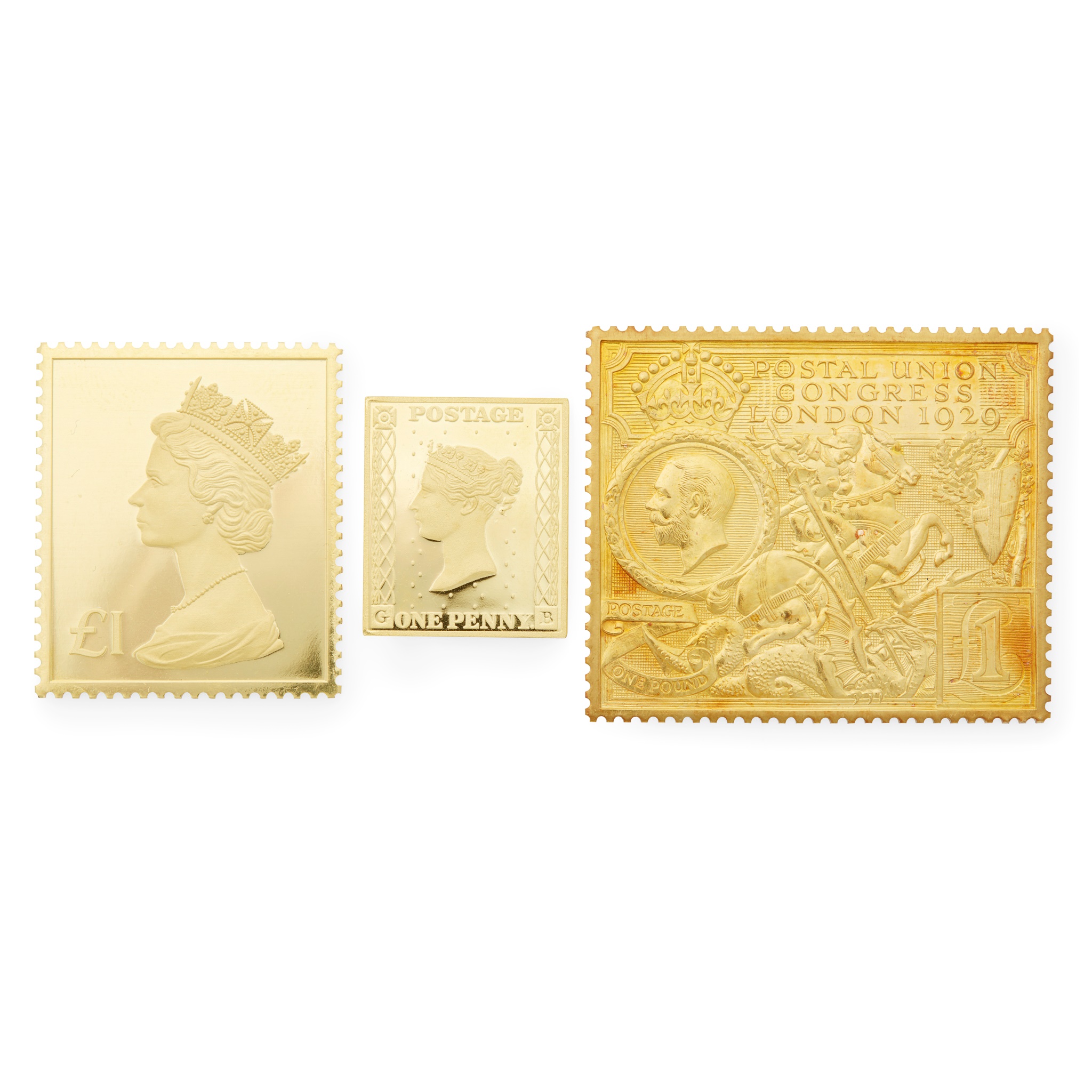 Royal Mint Issue Gold Stamp Replicas