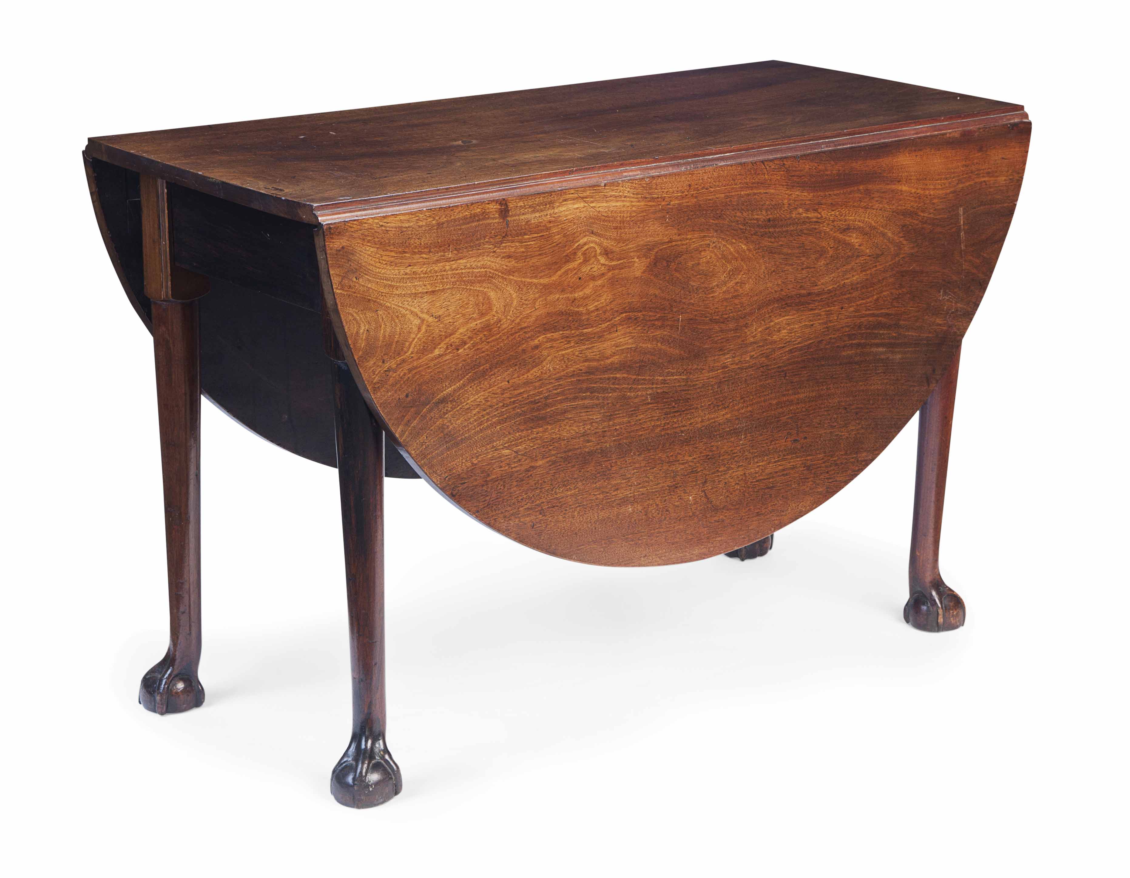 GEORGE III MAHOGANY DROP LEAF TABLE