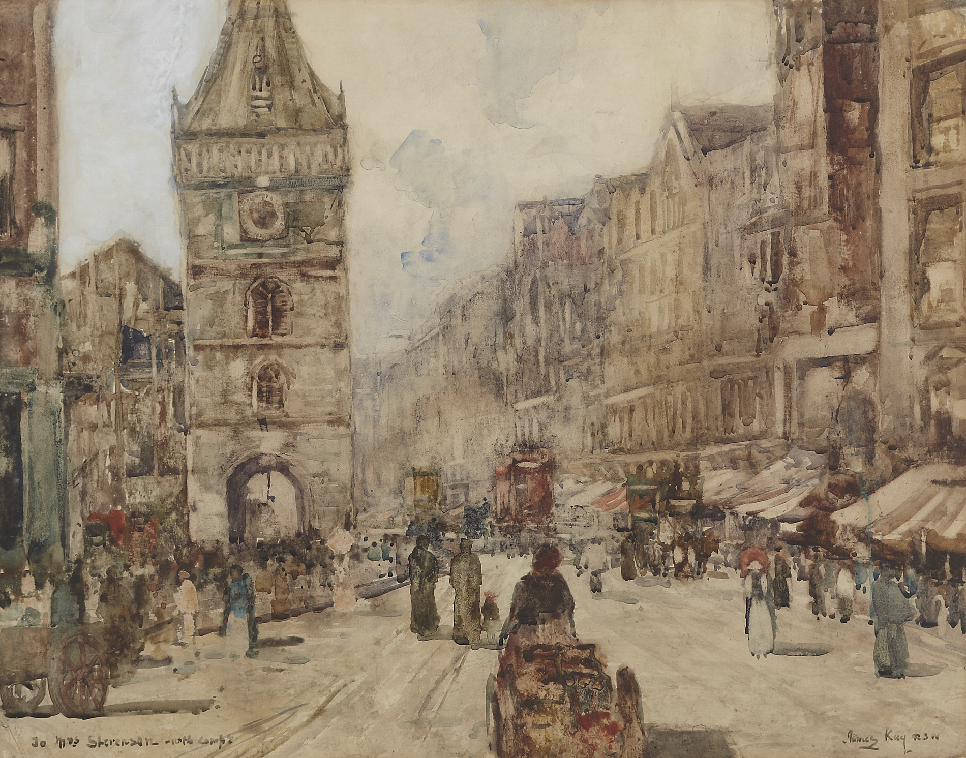 JAMES KAY R.S.W., R.S.A. (SCOTTISH 1858-1942)