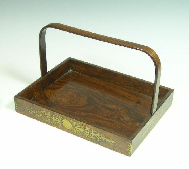 A Regency rosewood book tray