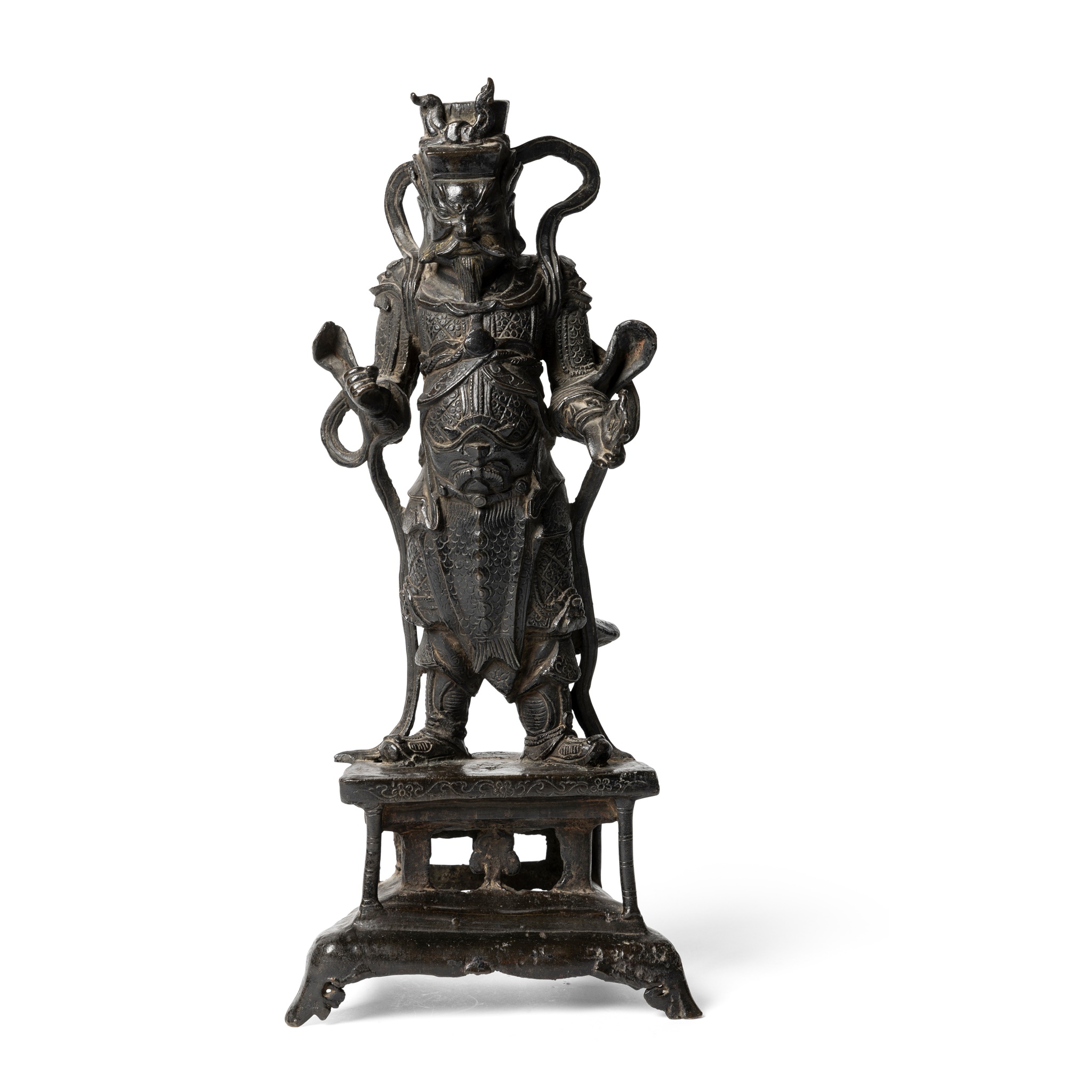 BRONZE DAOIST FIGURE OF VIRUPAKSHA