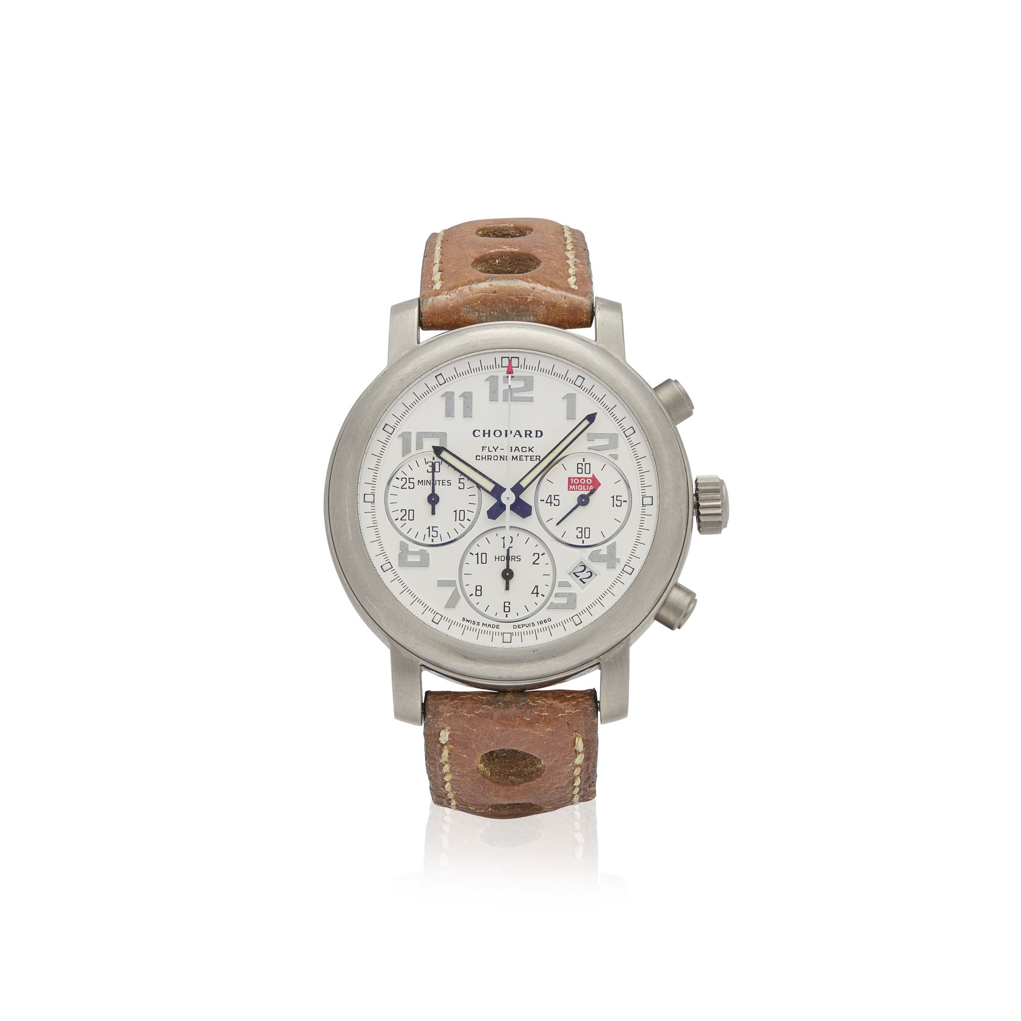 Chopard. A fine limited-edition automatic titanium flyback chronograph wristwatch