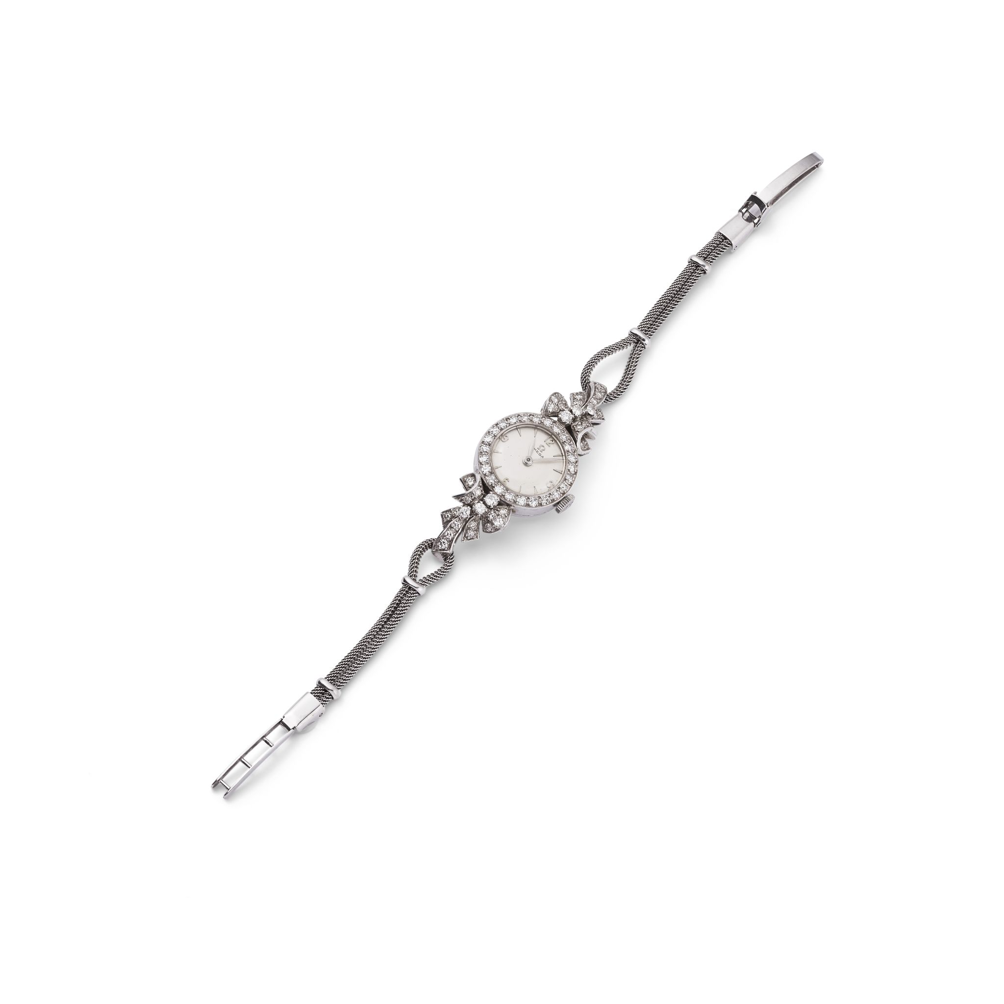 A diamond-set cocktail watch, by Omega, circa 1956