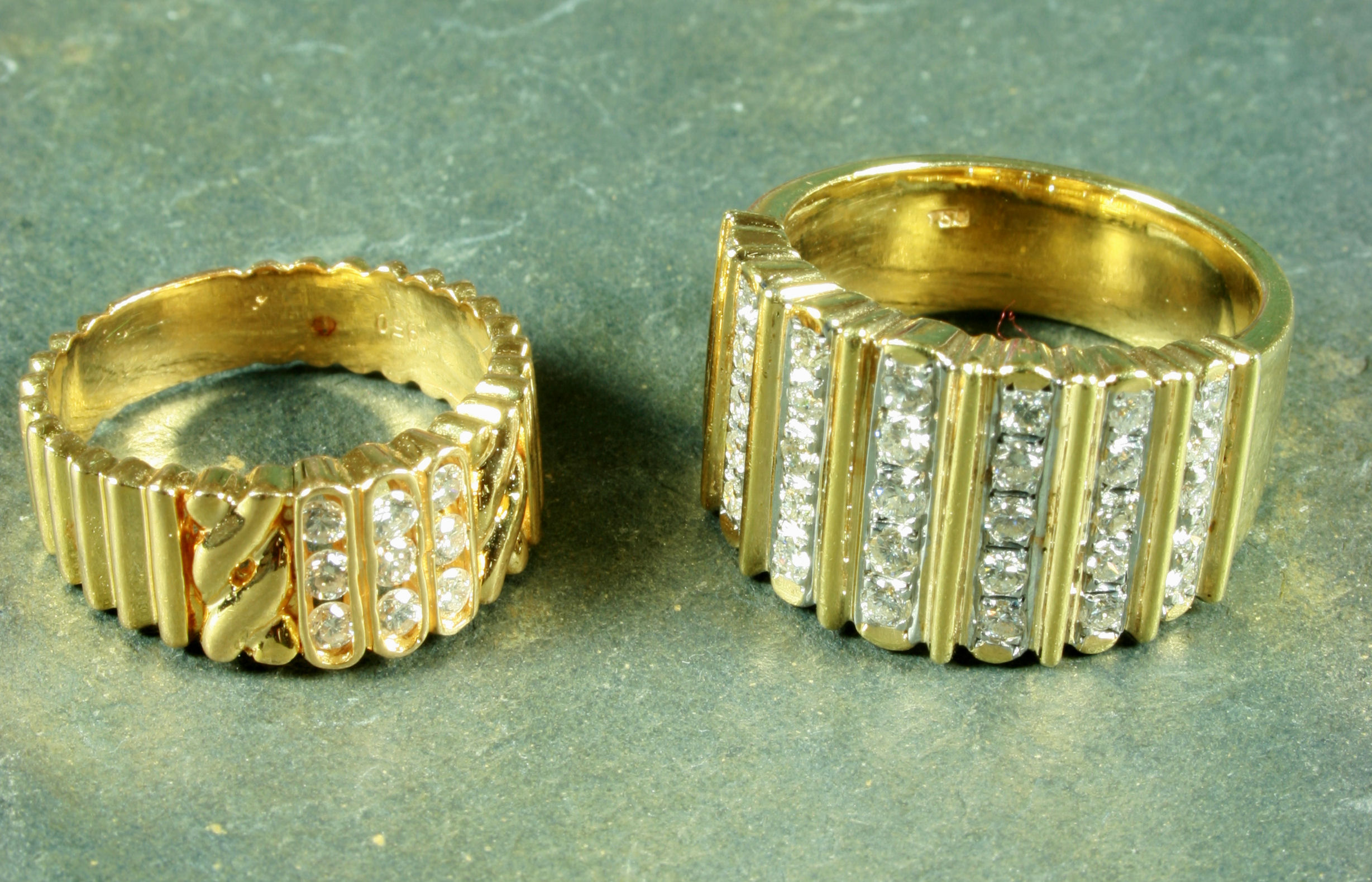 An all-diamond cluster ring,