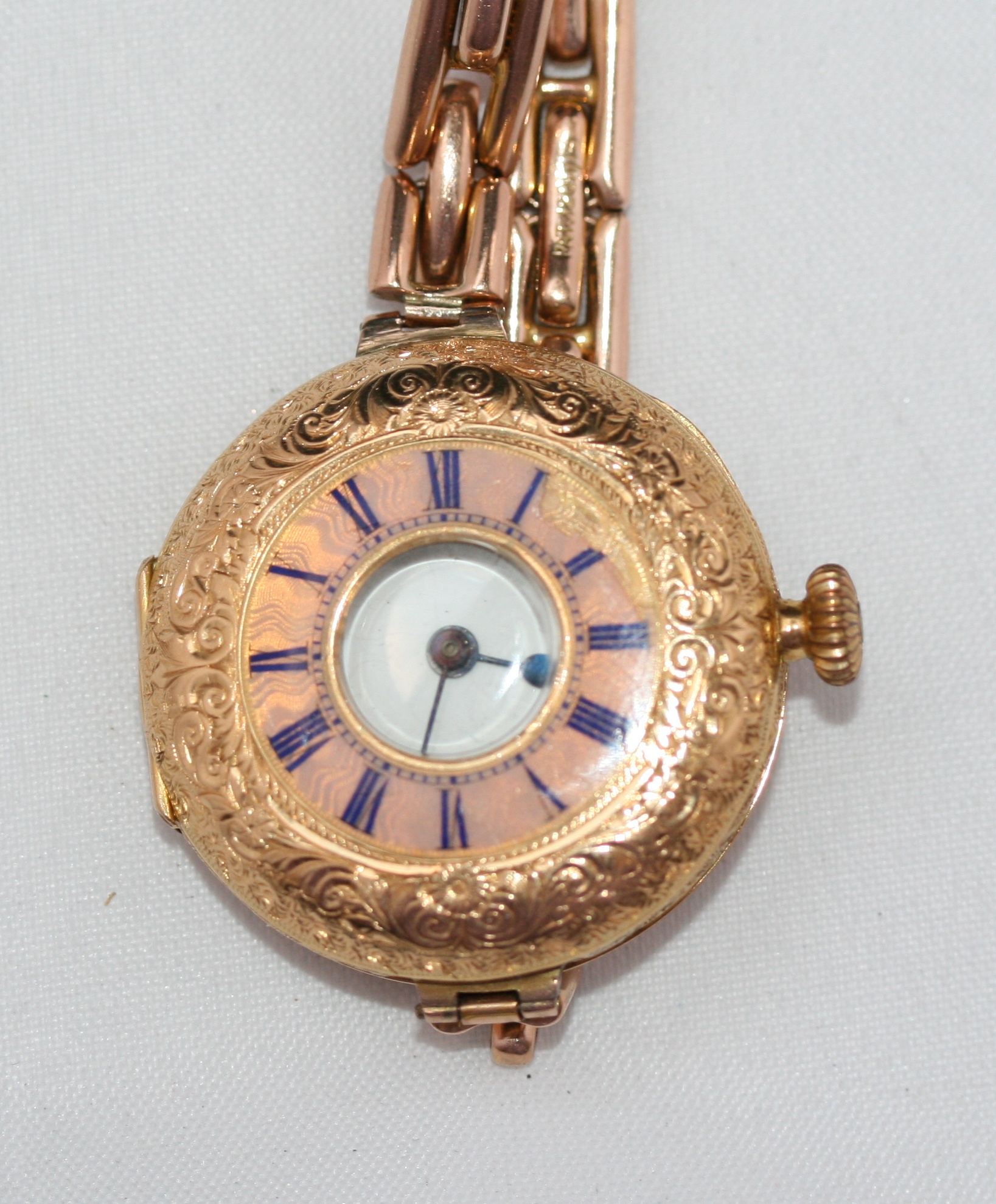 A Victorian fob watch