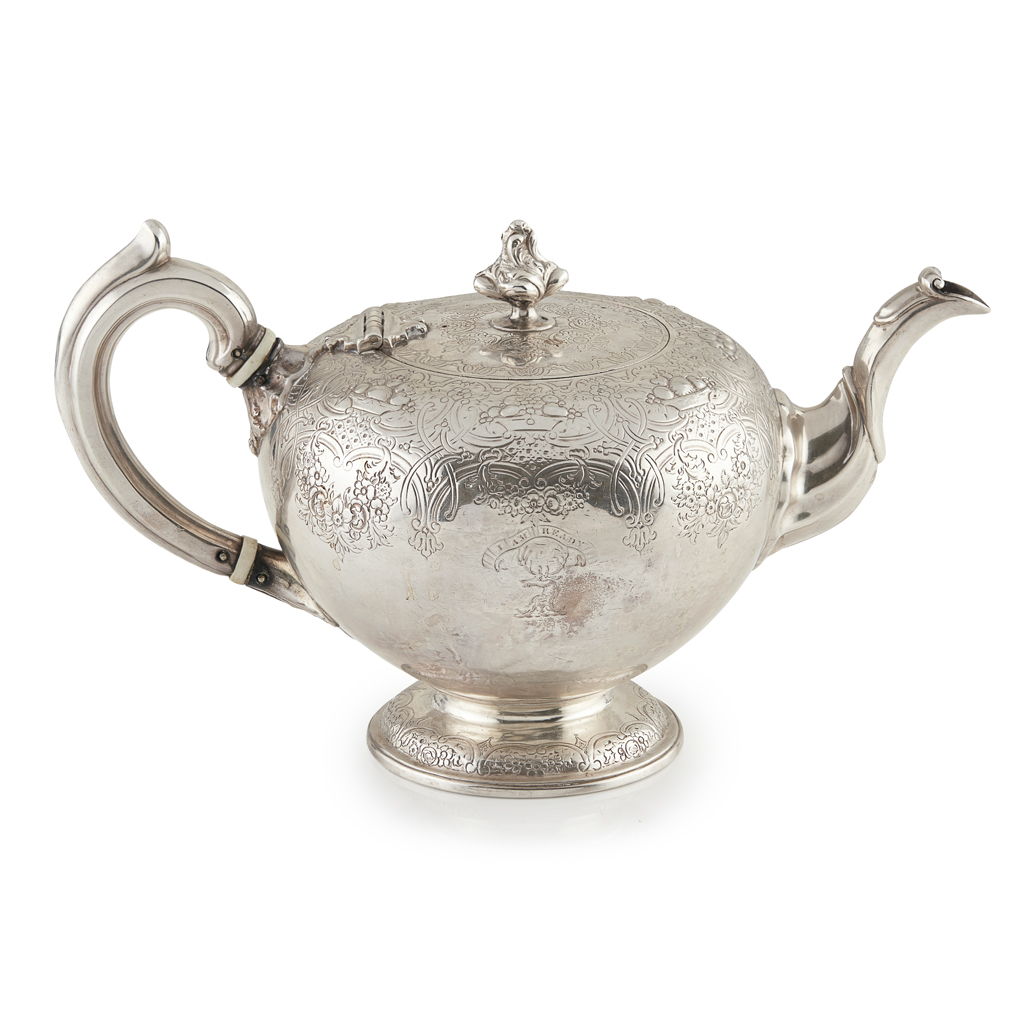 A VICTORIAN TEAPOT