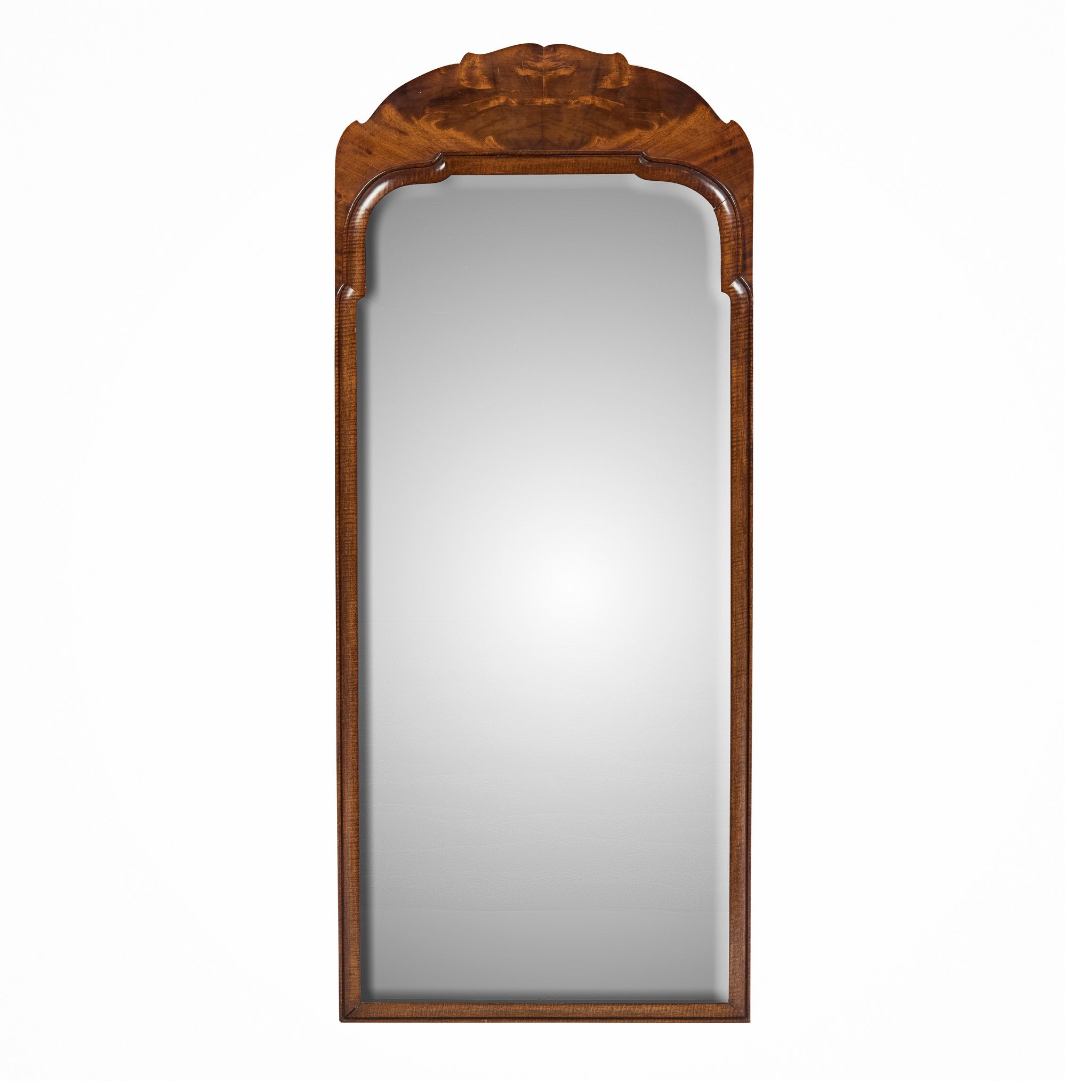 QUEEN ANNE STYLE WALNUT MIRROR, BY WHYTOCK & REID