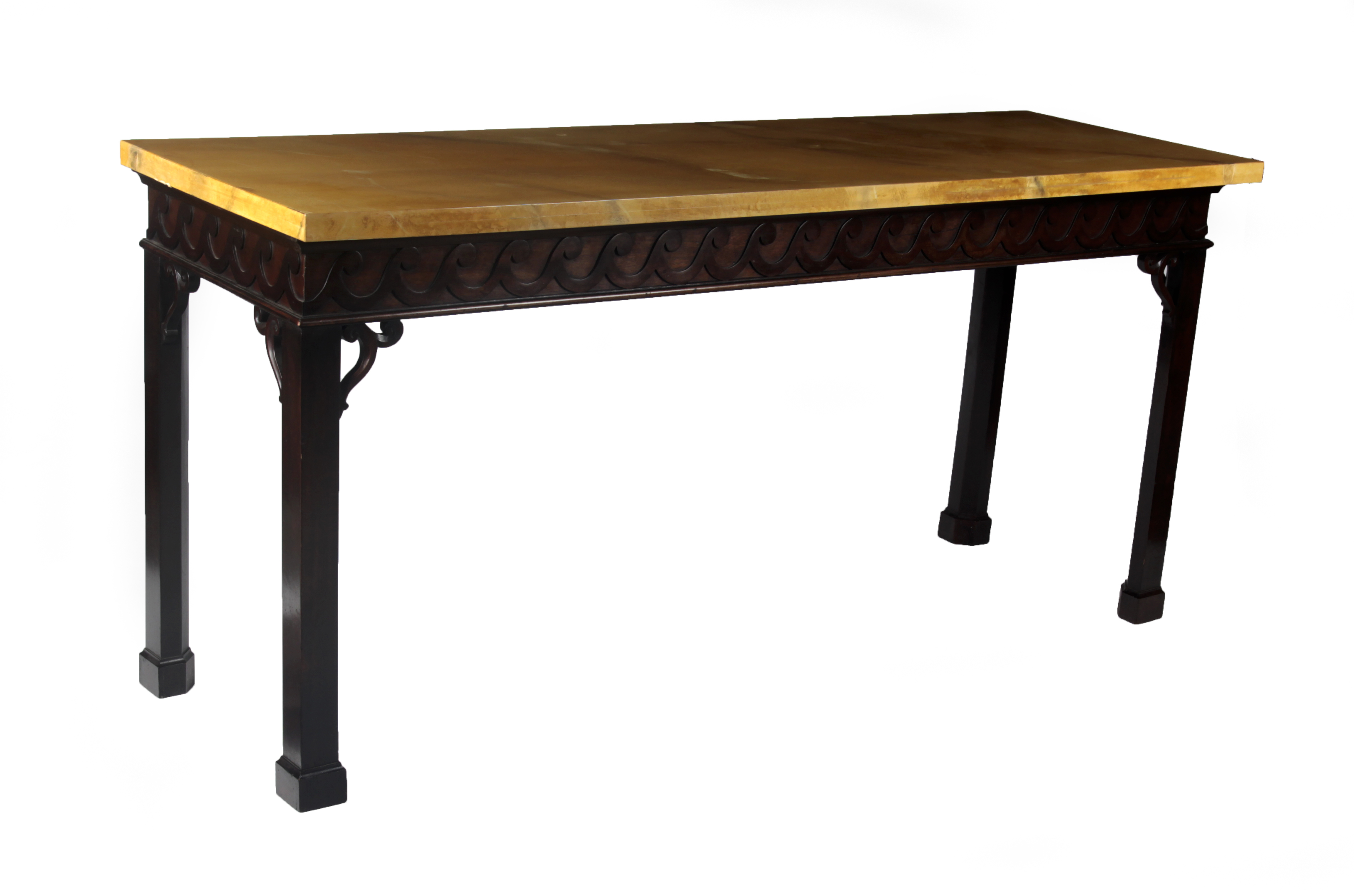 PAIR OF GEORGE III STYLE SIDE TABLES