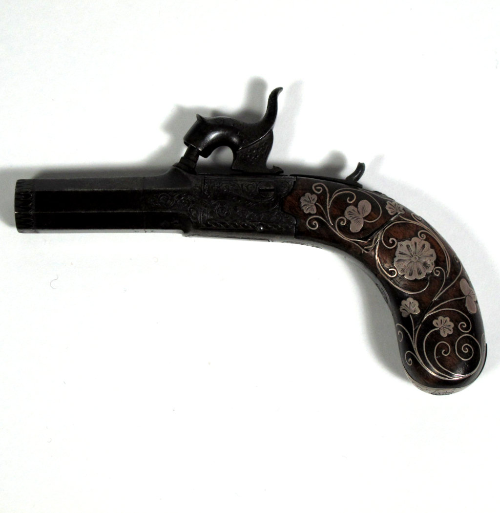 ENGLISH PERCUSSION MUFF PISTOL