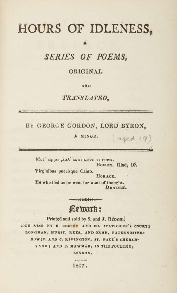 Byron, Lord George Gordon