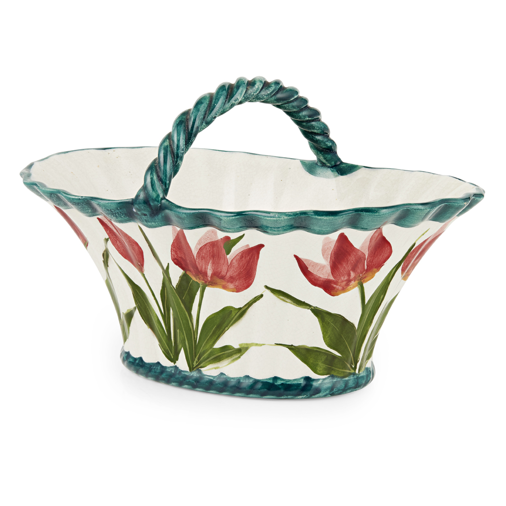 A SMALL WEMYSS WARE BASKET