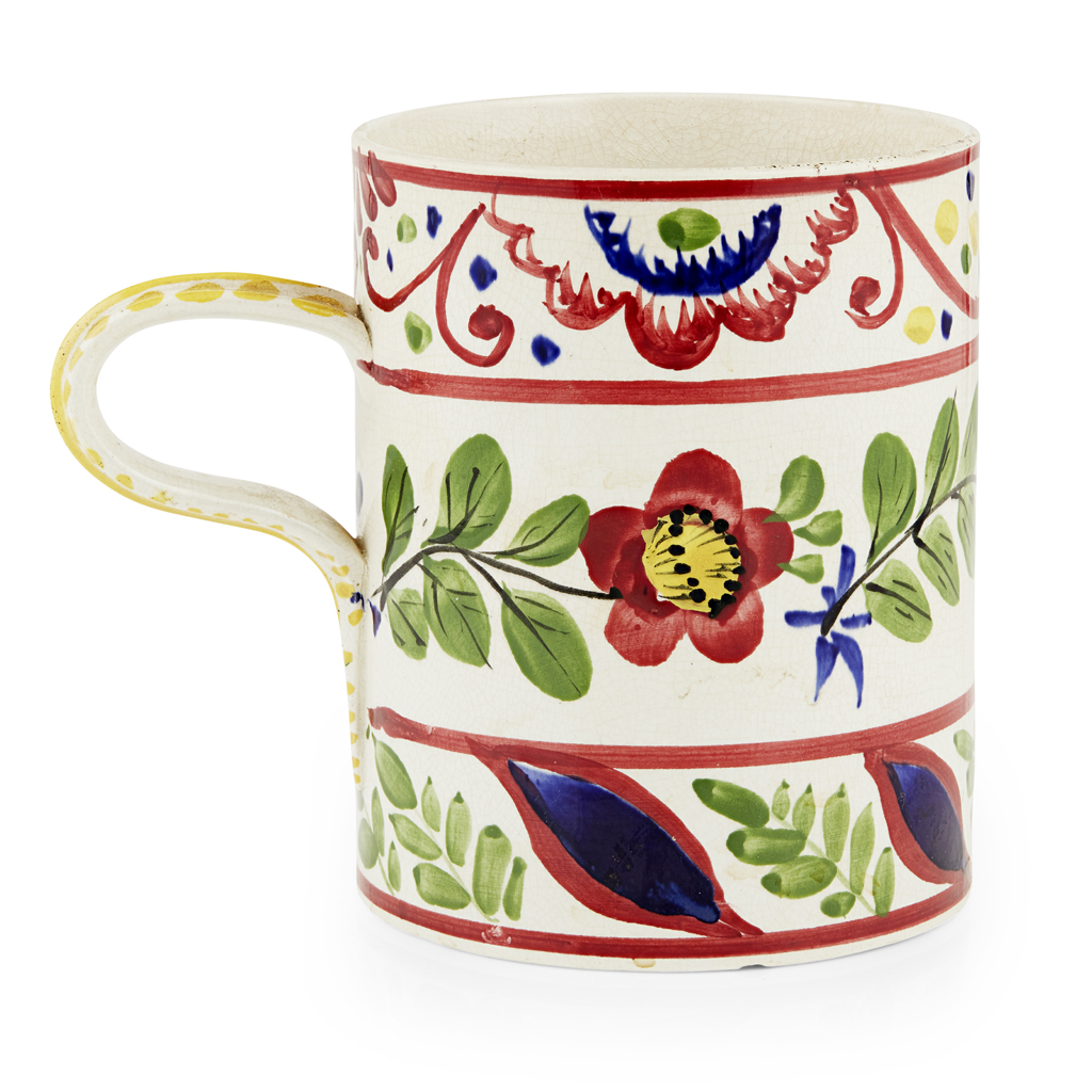 A LARGE AND RARE WEMYSS WARE MUG