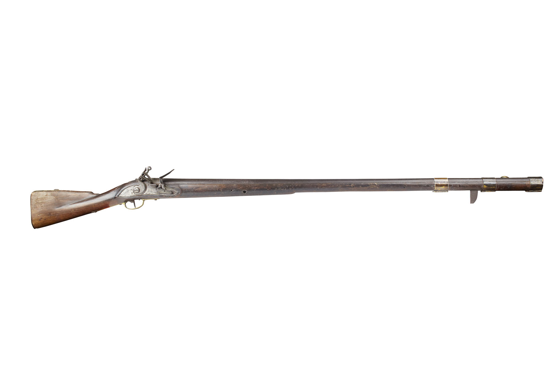 FLINTLOCK WALL GUN OF LARGE SIZE