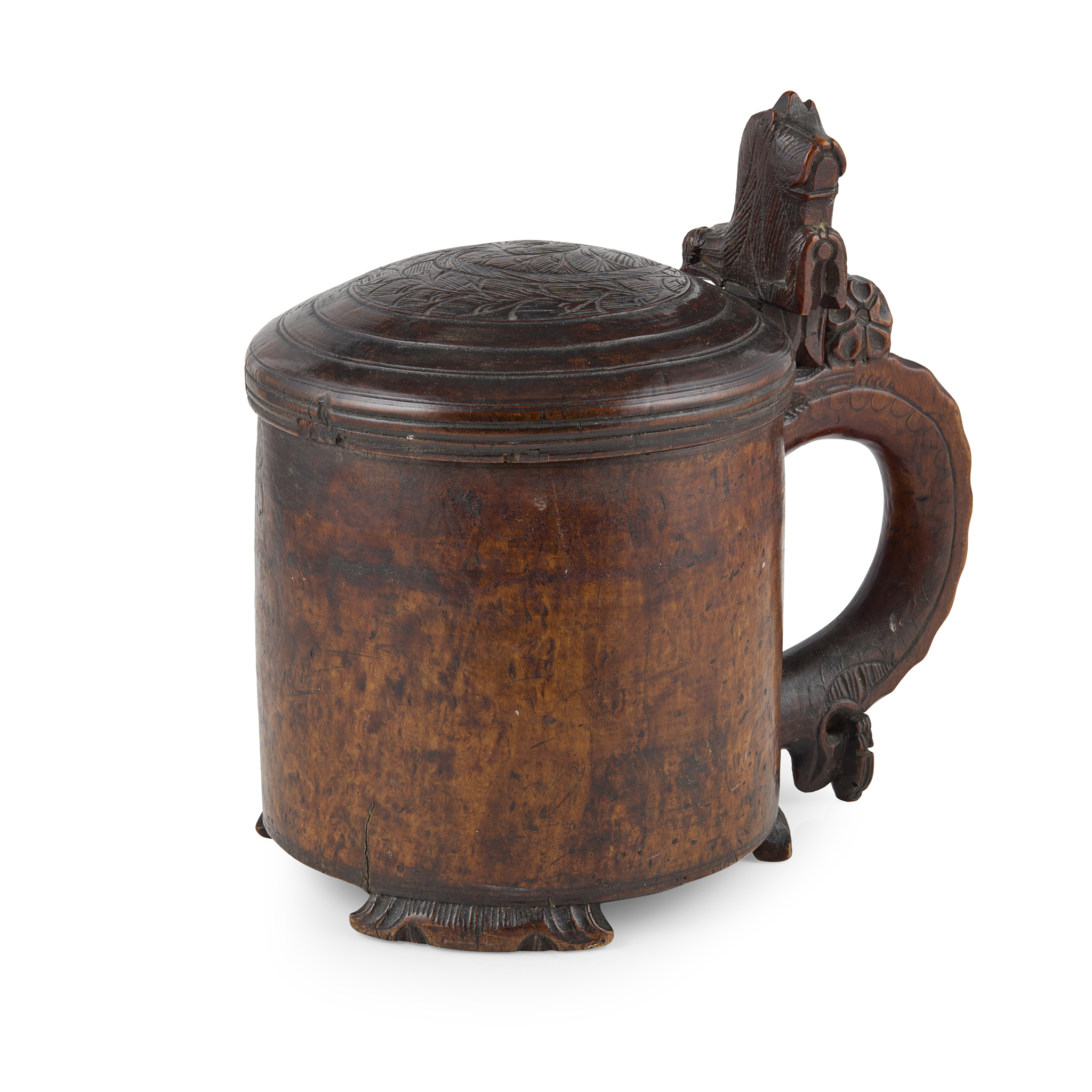 NORWEGIAN BURR BIRCH 'PEG' TANKARD