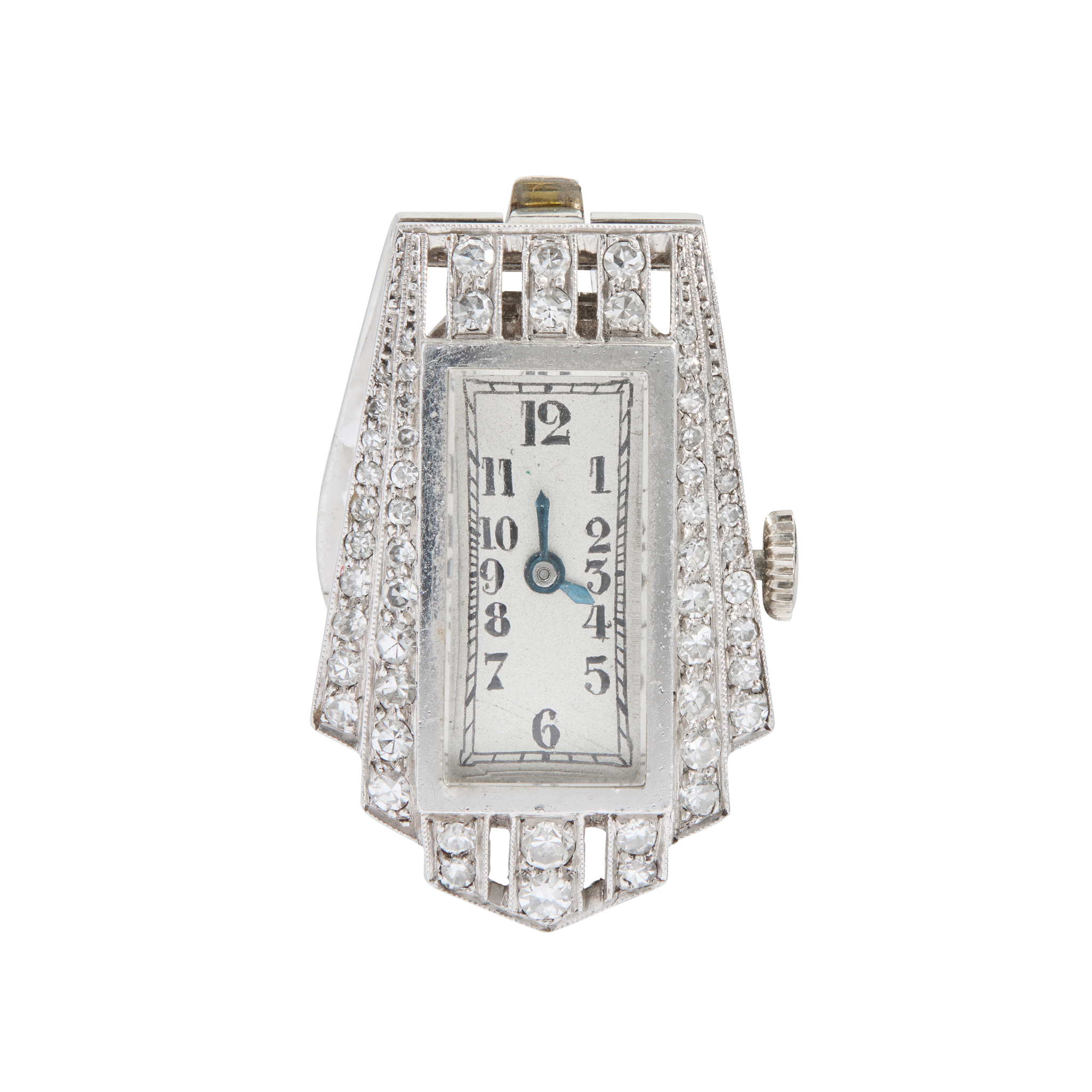 A diamond lapel watch, circa 1920s