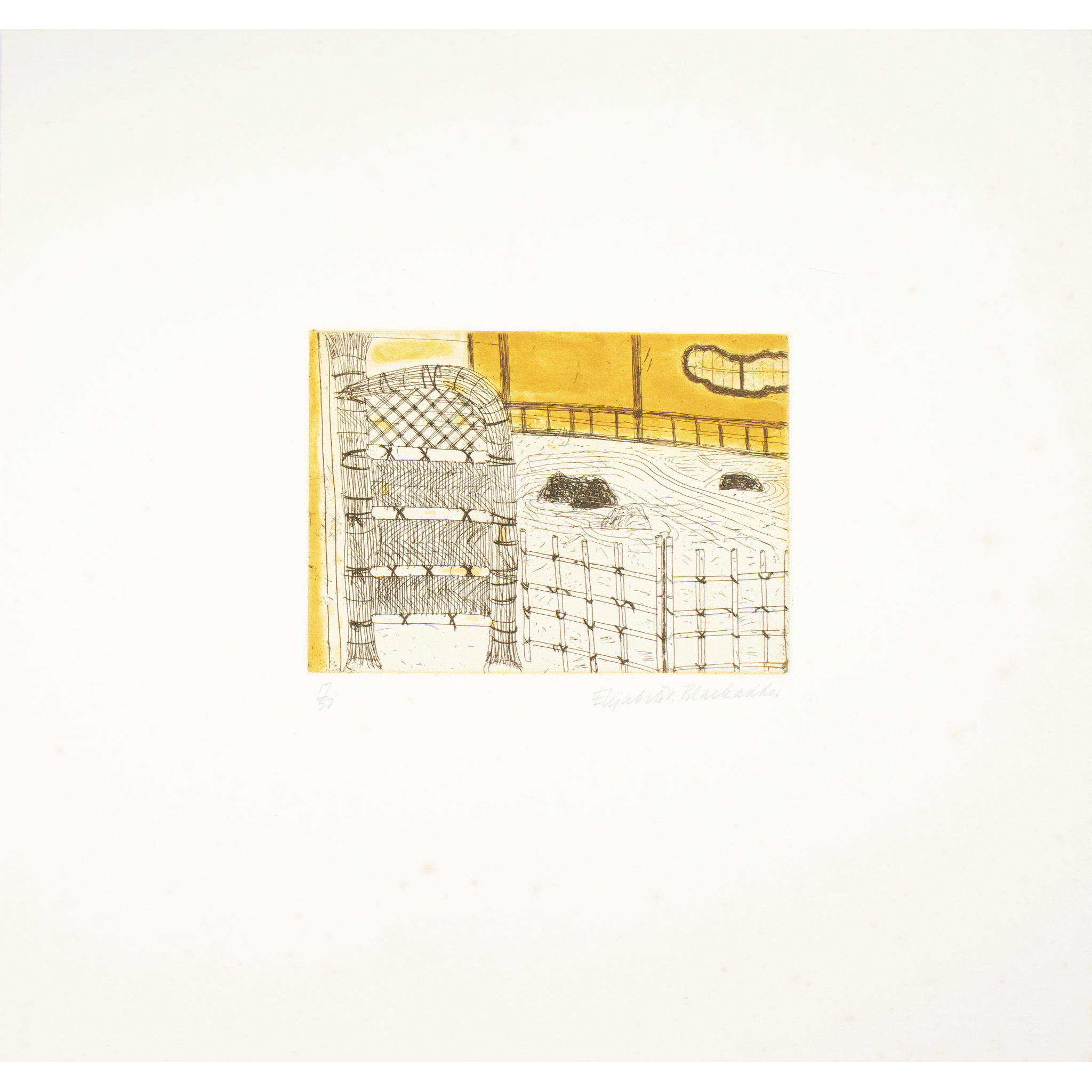 DAME ELIZABETH BLACKADDER O.B.E., R.A., R.S.A., R.S.W., R.G.I., D.Litt (SCOTTISH 1931-2021)