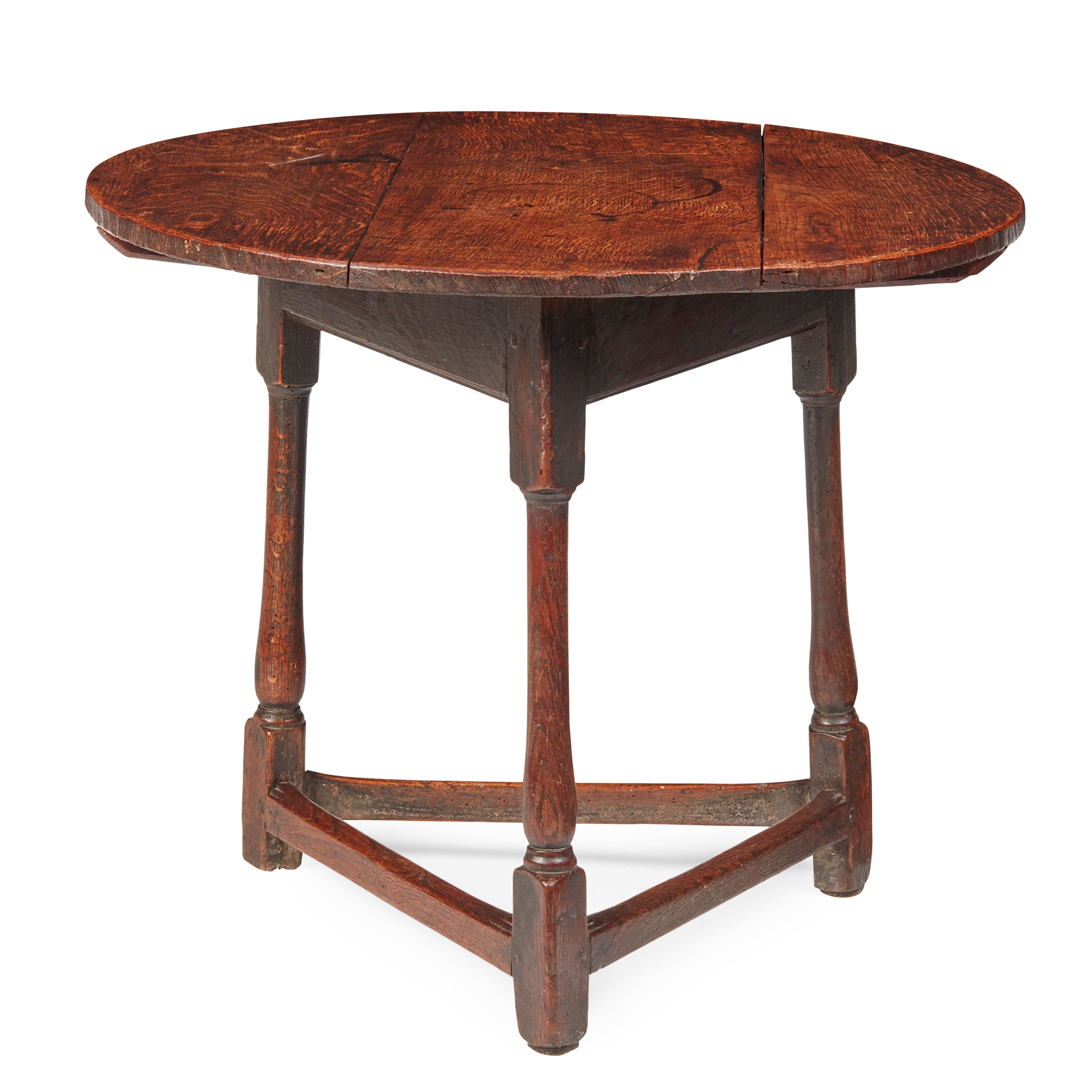LATE GEORGIAN OAK CRICKET TABLE