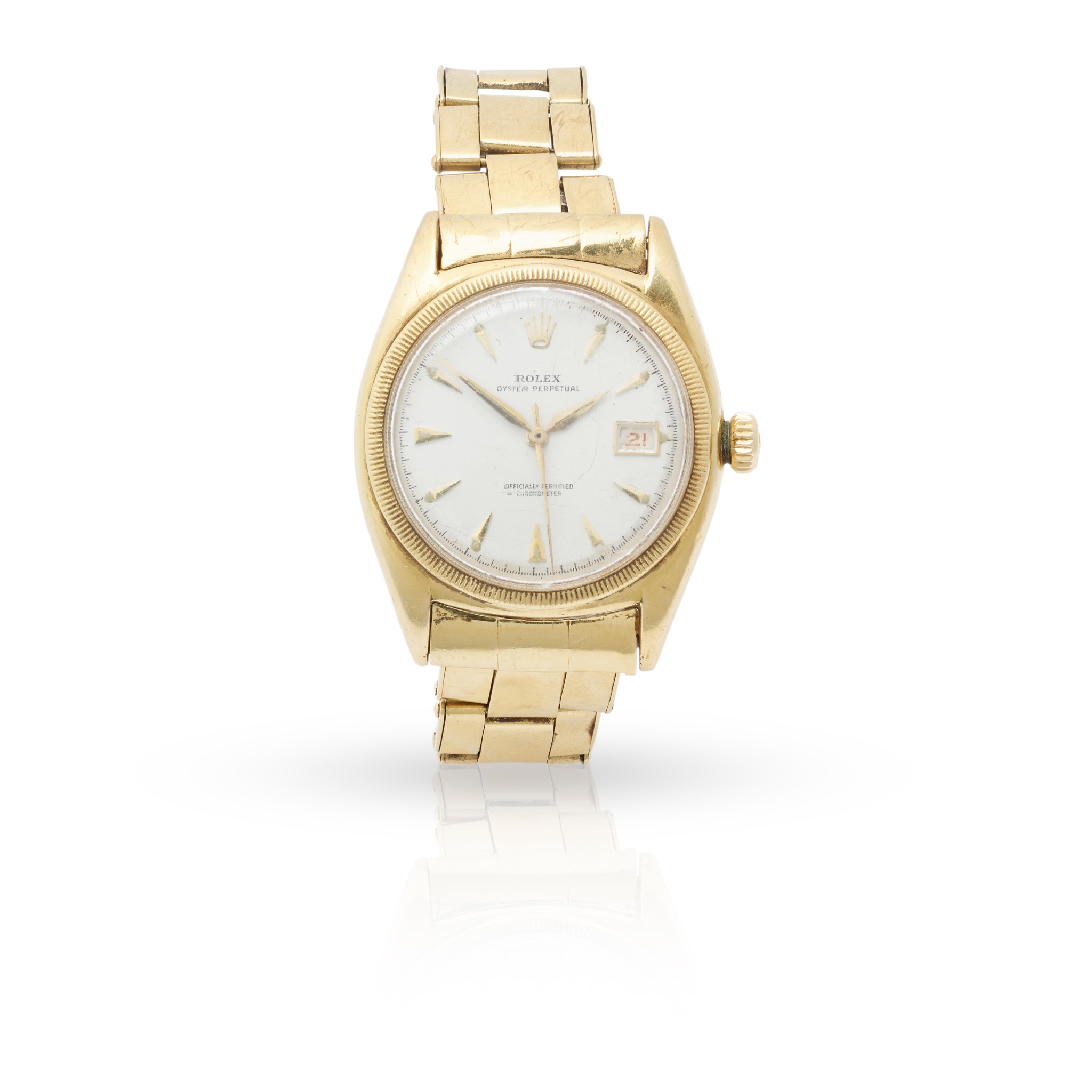 Rolex: a mid-20th century wristwatch