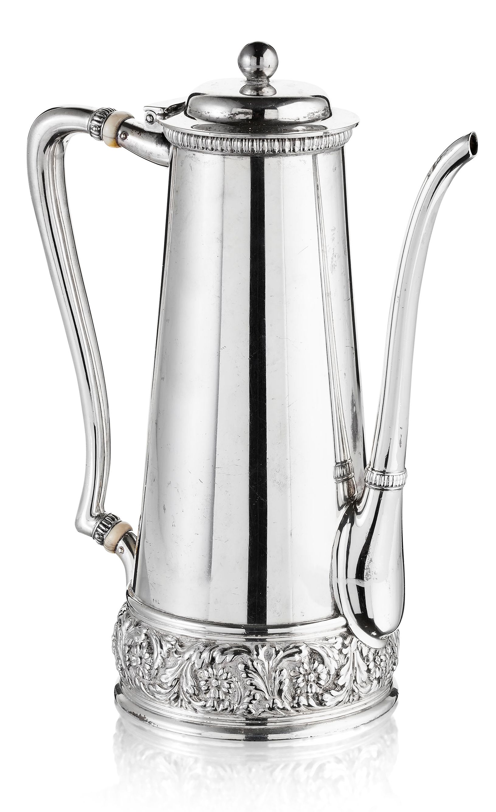 TIFFANY - A silver coffee pot