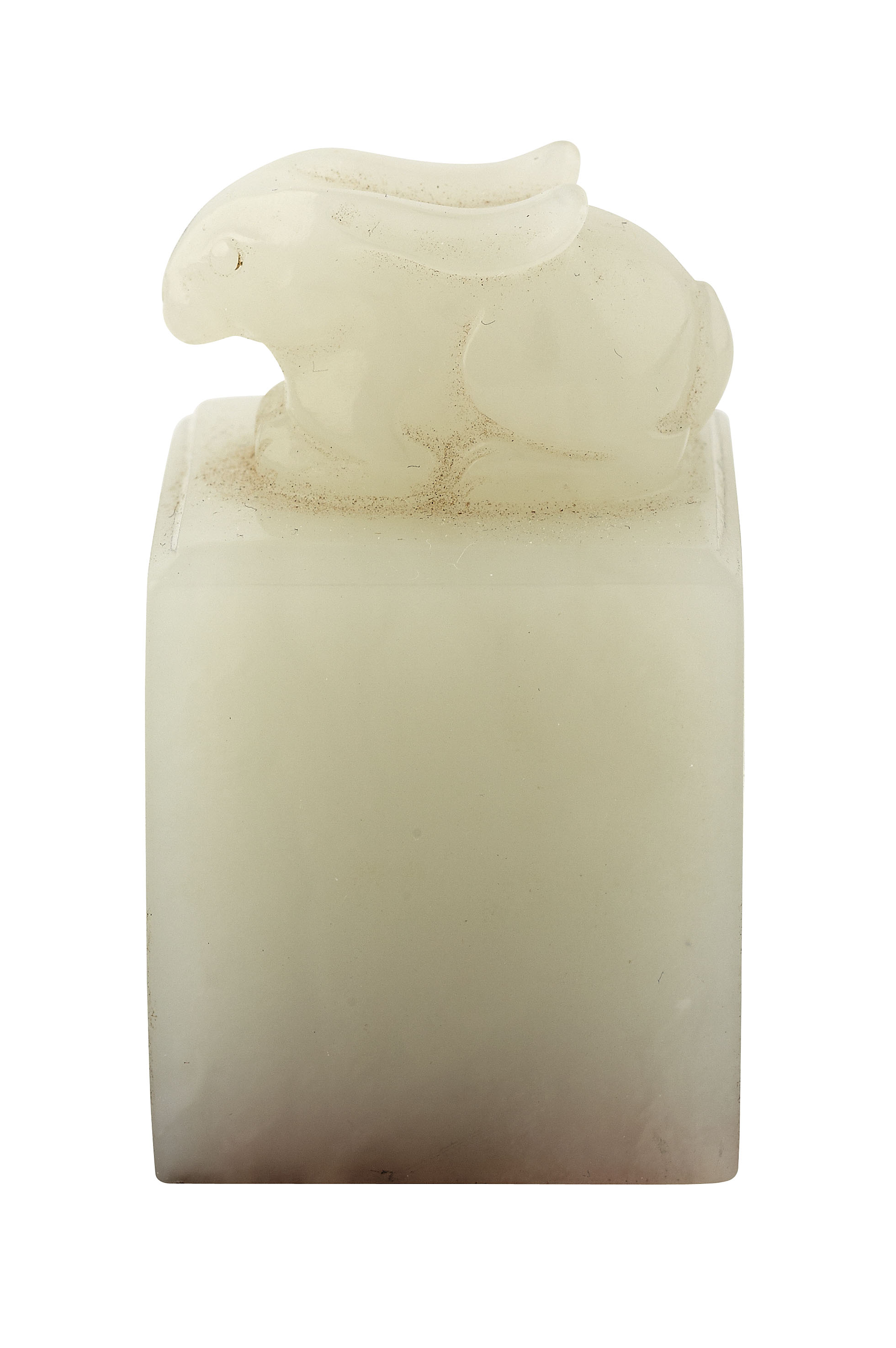 CHINESE PALE GREEN JADE SEAL