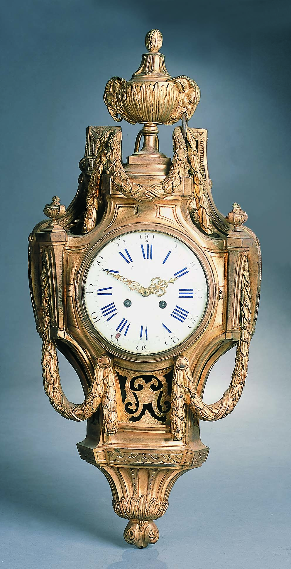A 19th century French giltmetal cartel clock