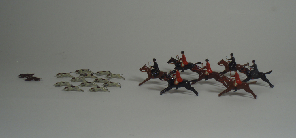 A large collection of farmyard figures