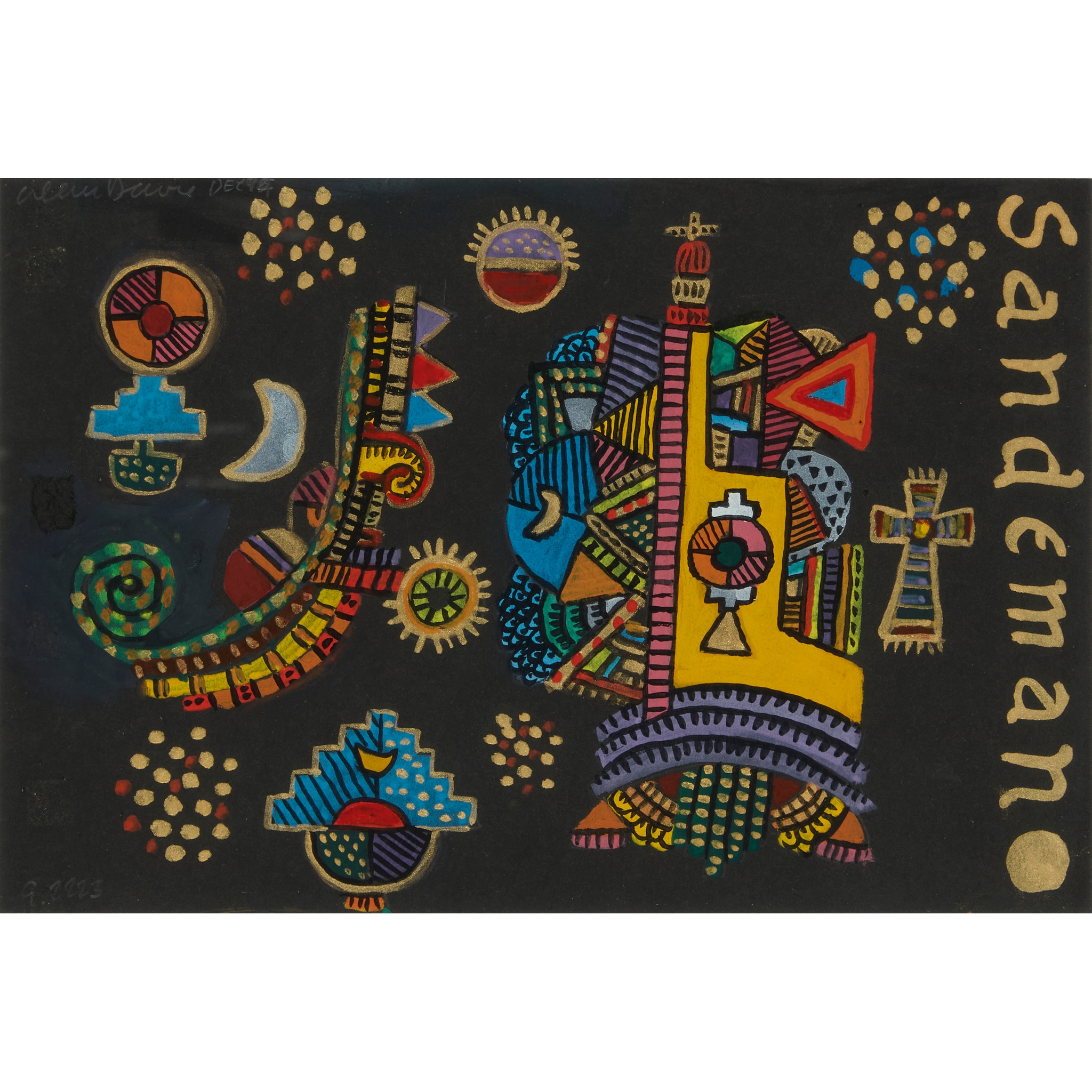 ALAN DAVIE C.B.E., R.A., H.R.S.A. (SCOTTISH 1920-2014)